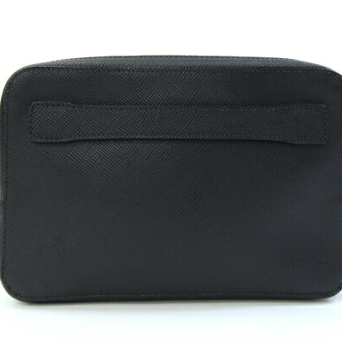 Prada Black Leather Clutch Bag (Pre-Owned)
