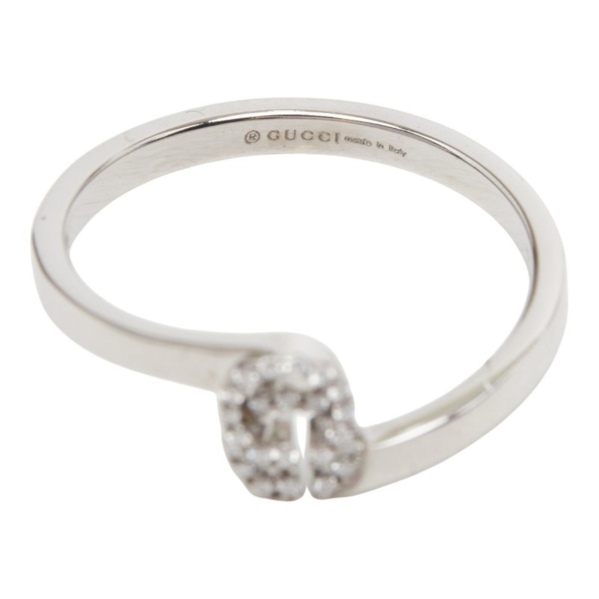Gucci White Gold (18K) Band Ring (Pre-Owned)