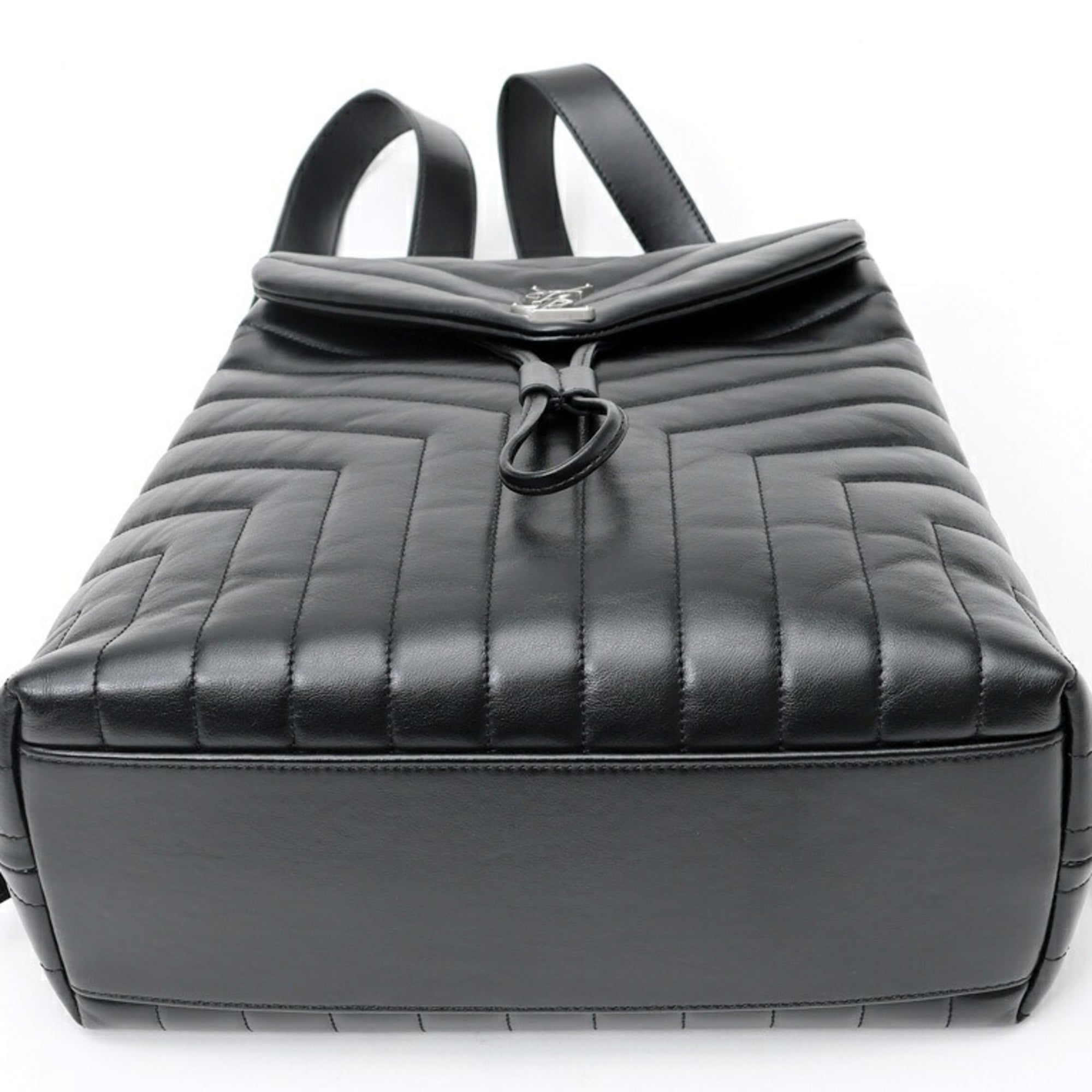 Saint Laurent Black Leather Backpack (Pre-Owned)