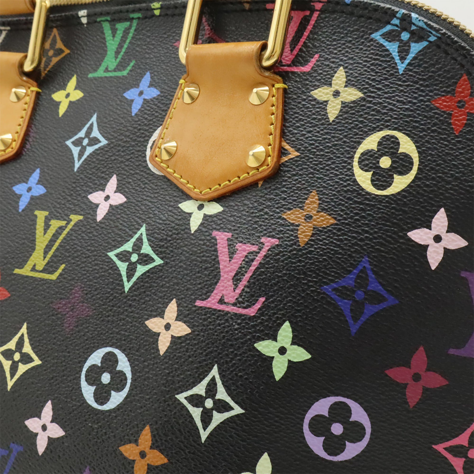 Louis Vuitton Black Monogram Multi-Color Noir Monogram Multicolore Canvas Pvc Handbag (Pre-Owned)