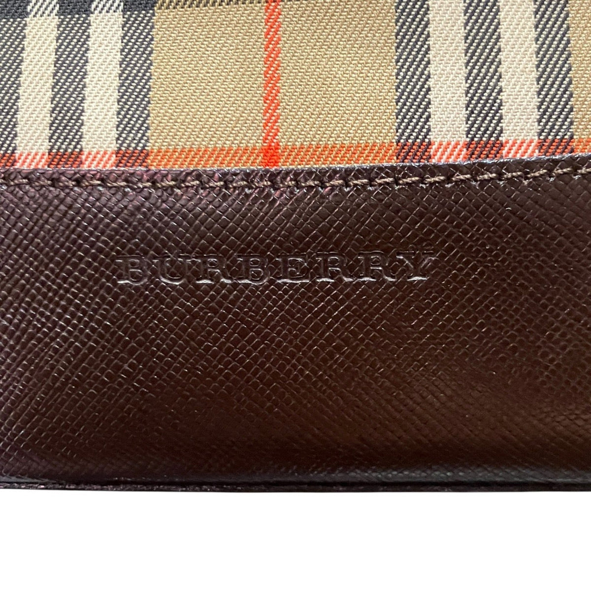 Burberry Beige Canvas Leather Handbag (Pre-Owned)