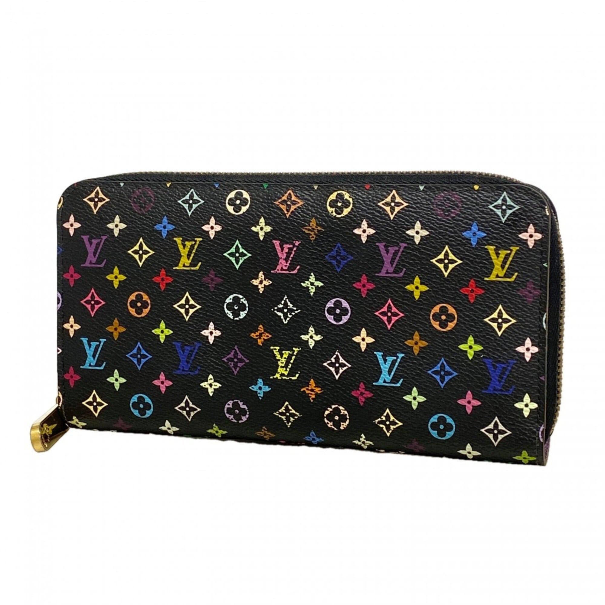 Louis Vuitton Noir Violet Long Wallet (Bi-Fold) (Pre-Owned)