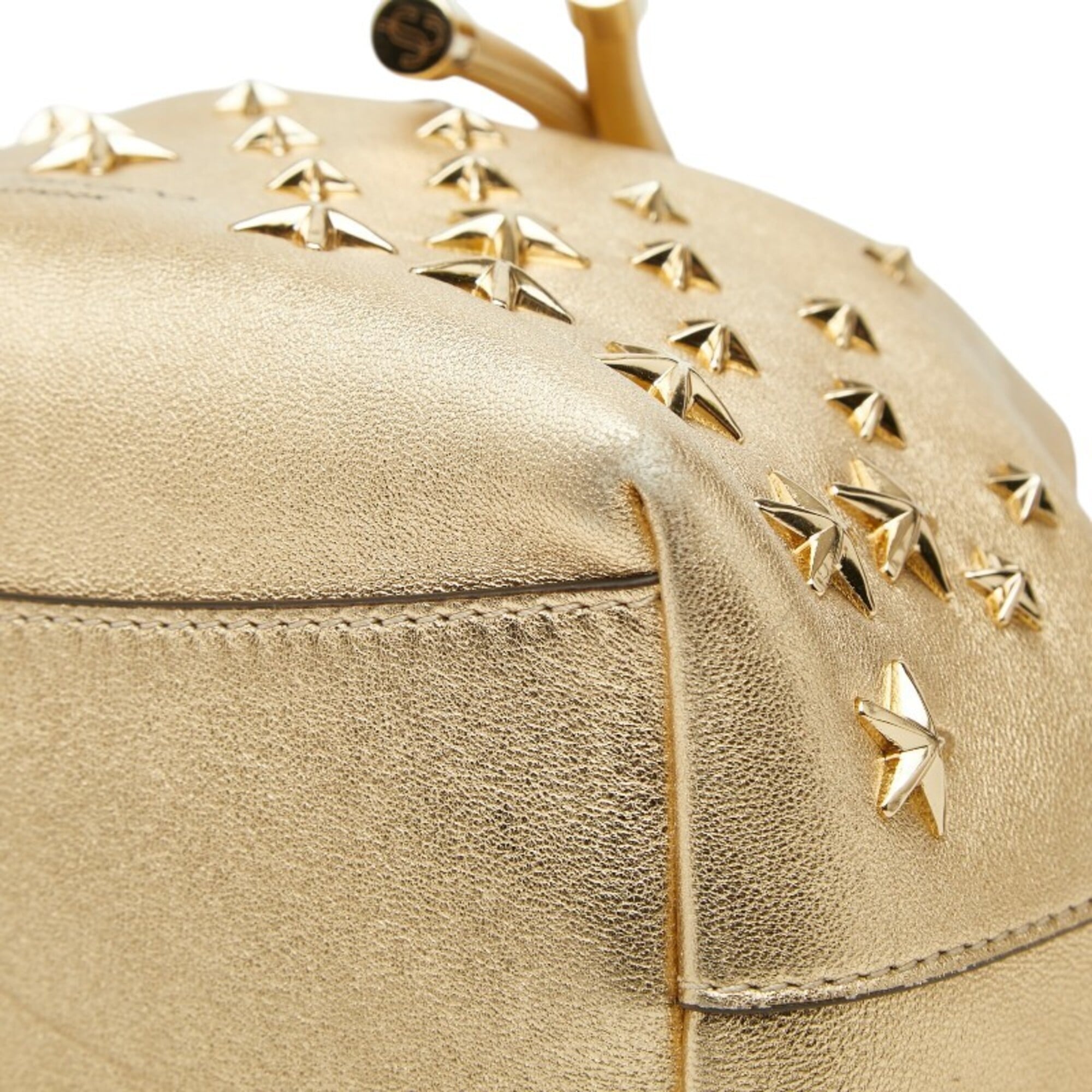 Jimmy Choo Leather Handbag Shoulder Bag (Pre-Owned)