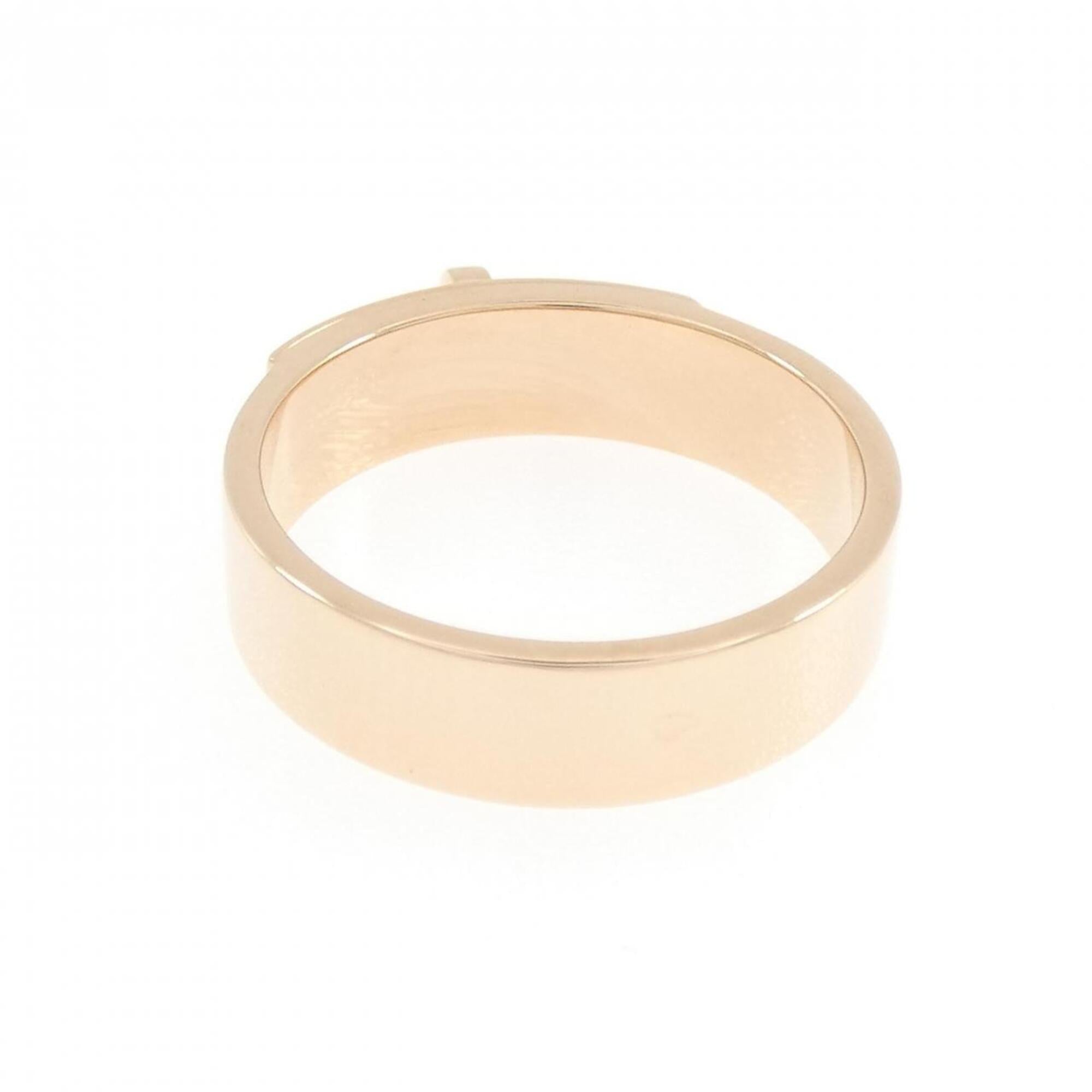 Hermes Pink Gold Pink Gold (18K) Band Ring (Pre-Owned)