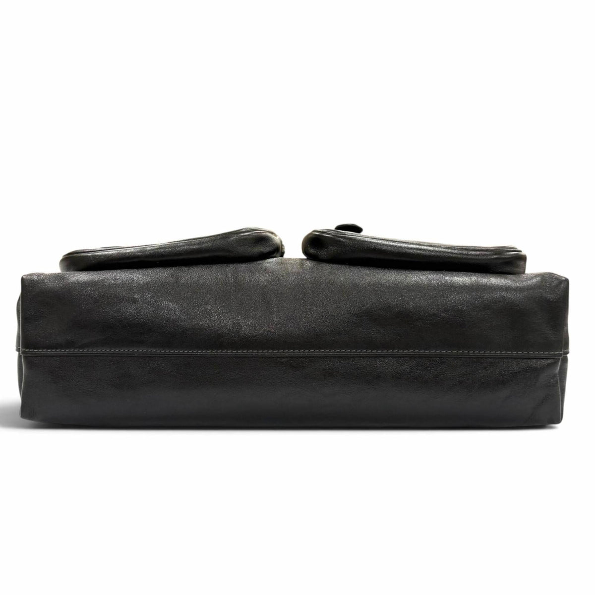Coach Black Leather Shoulder Bag (Pre-Owned)