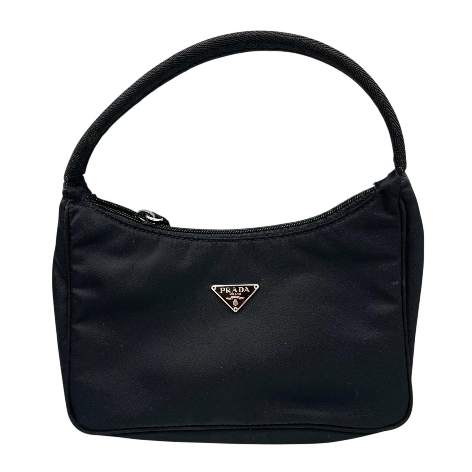 Prada Black Nylon Handbag (Pre-Owned)