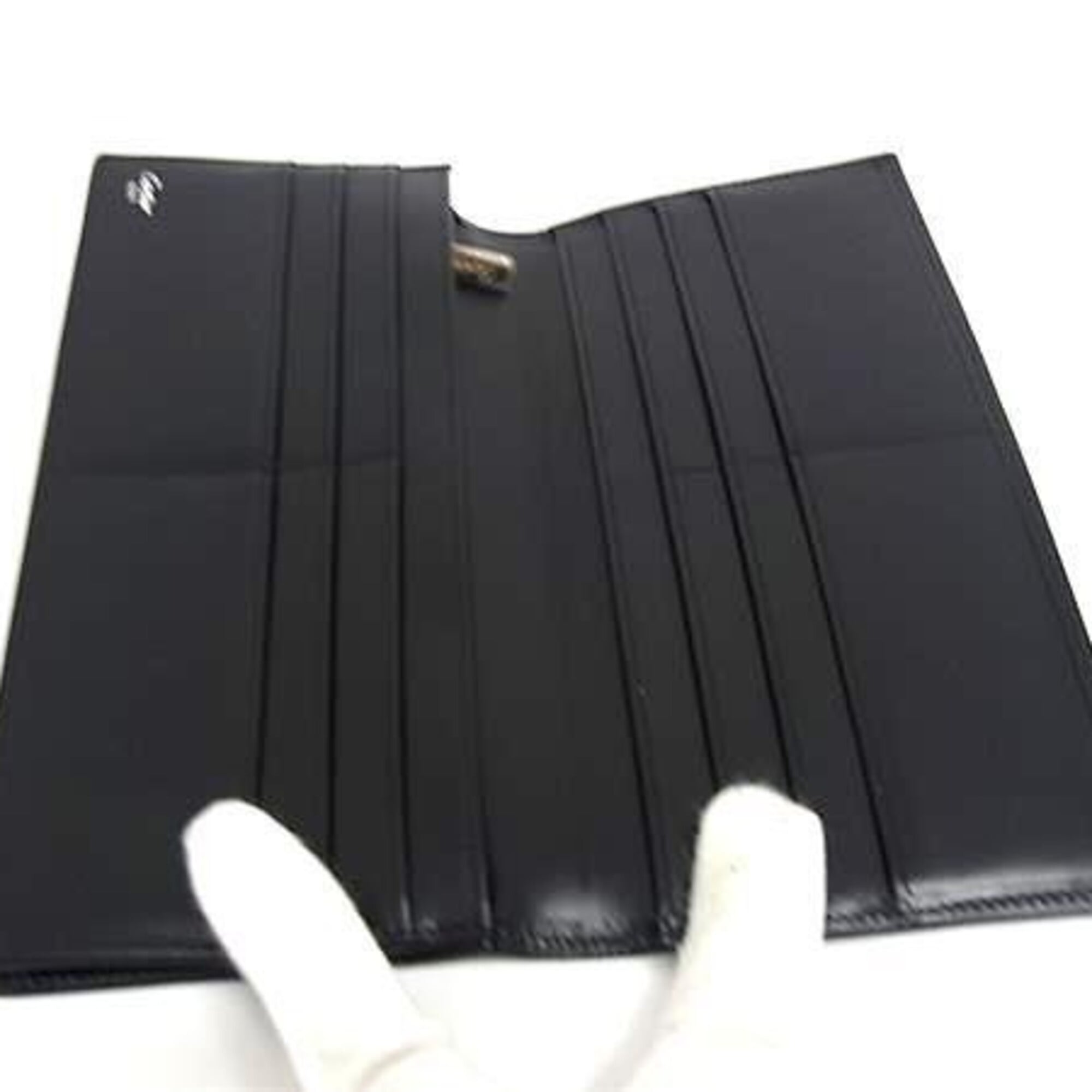 Cartier Pasha Black Leather Wallet (Bi-Fold) (Pre-Owned)