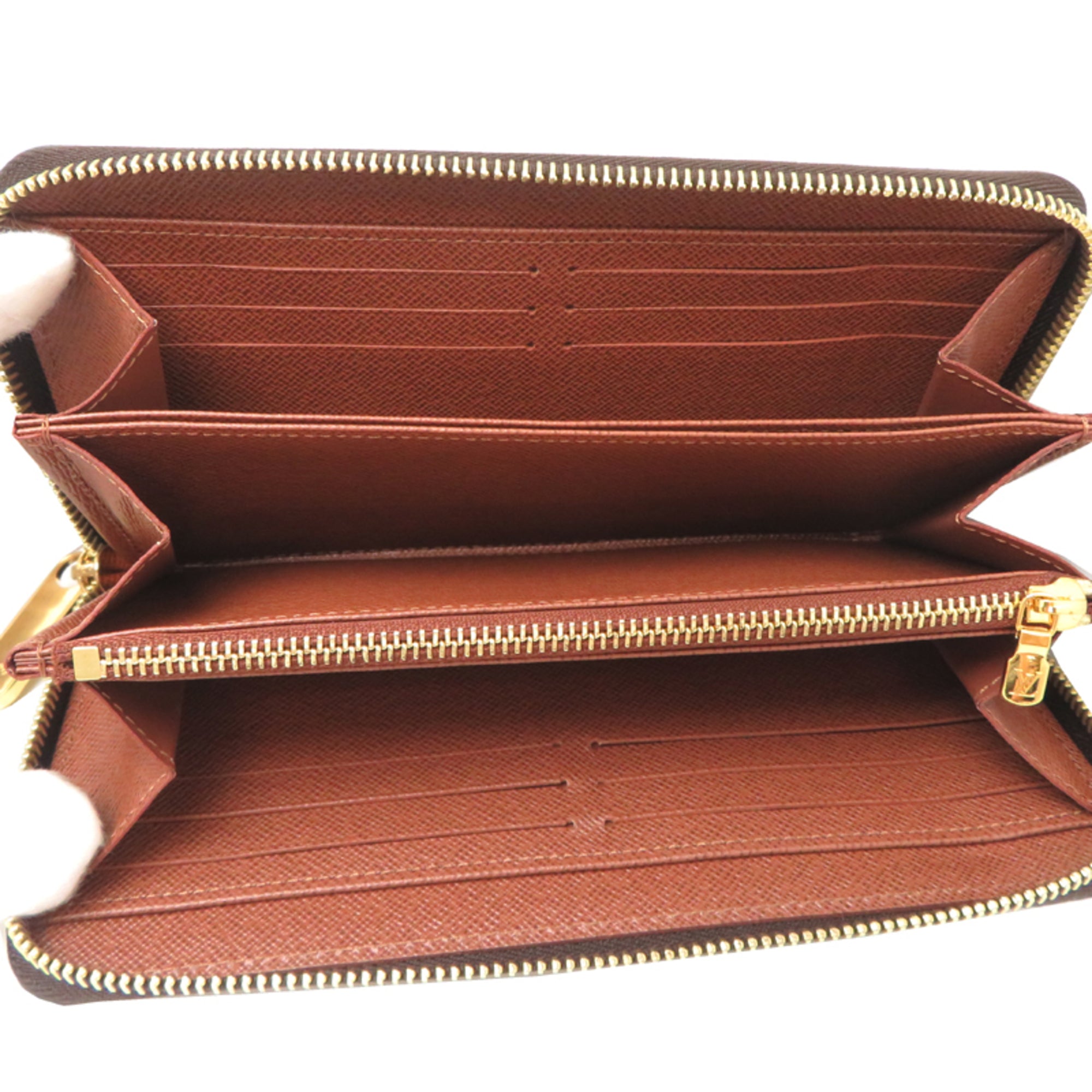 Louis Vuitton Brown Monogram Long Wallet (Bi-Fold) (Pre-Owned)