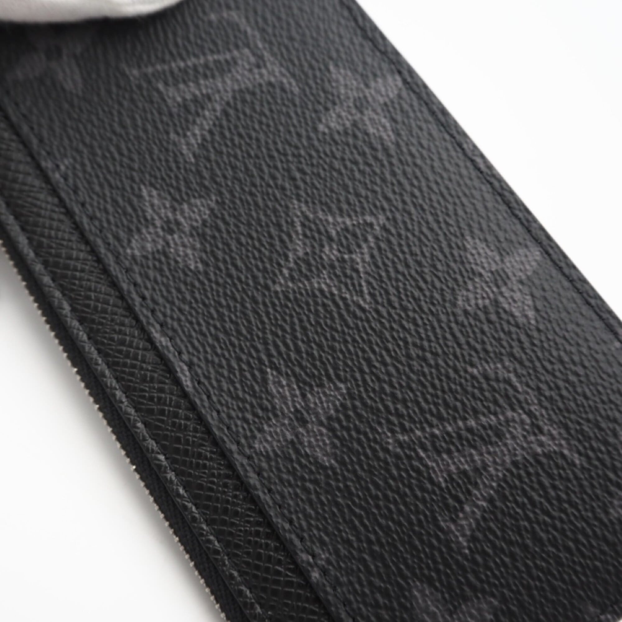 Louis Vuitton Black Gray Monogram Eclipse Monogram Eclipse Coin Purse/Coin Case (Pre-Owned)