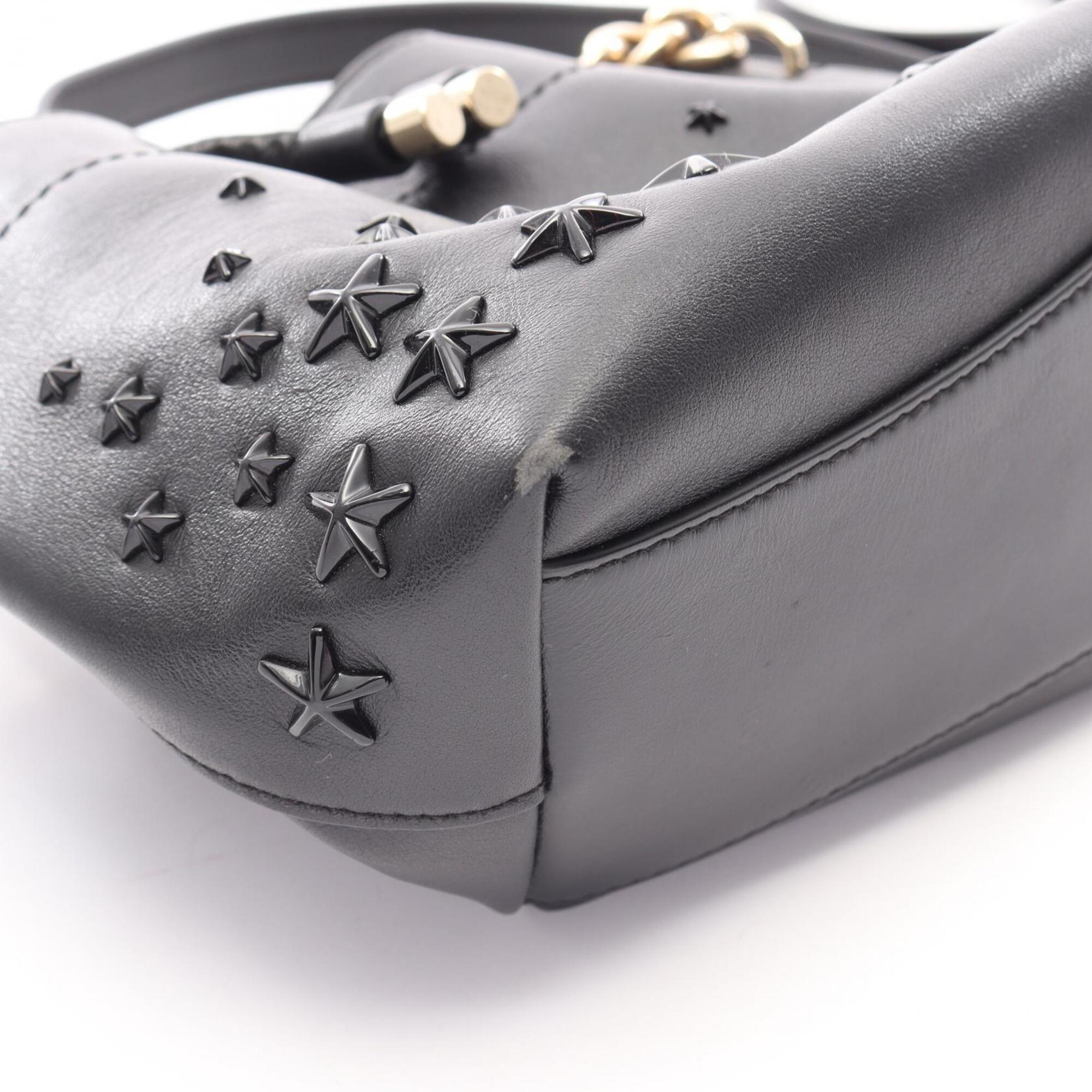 Jimmy Choo Black Leather Handbag (Pre-Owned)