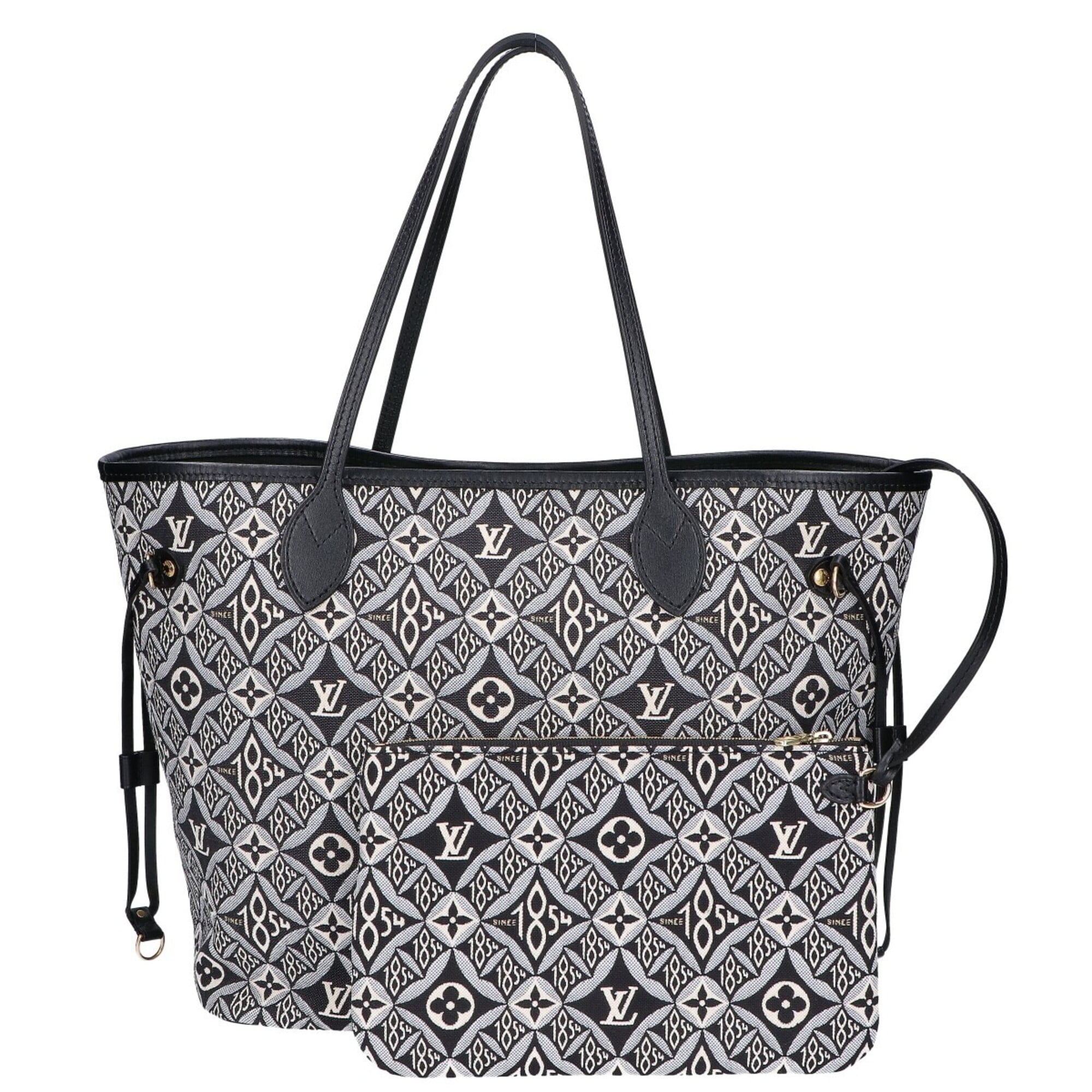 Louis Vuitton Black Canvas Tote Bag (Pre-Owned)