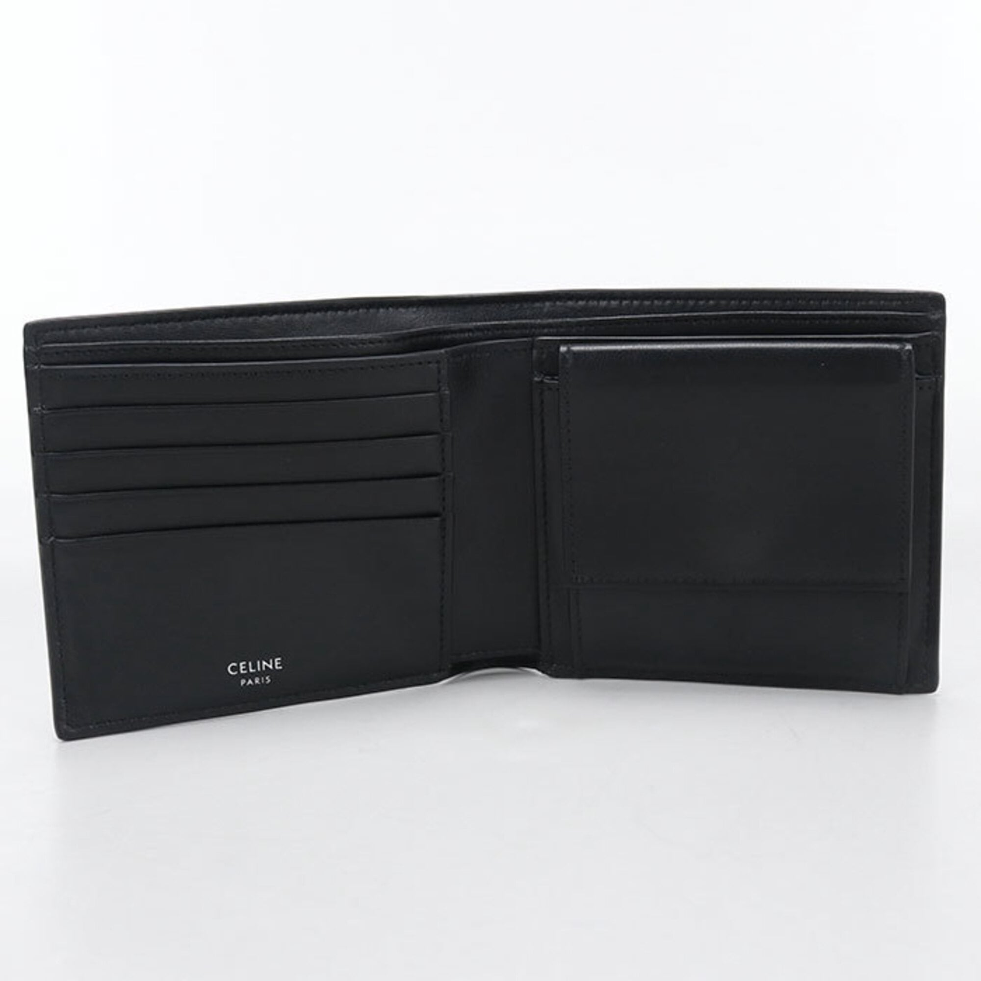 Celine Black Pvc Wallet (Bi-Fold) (Pre-Owned)