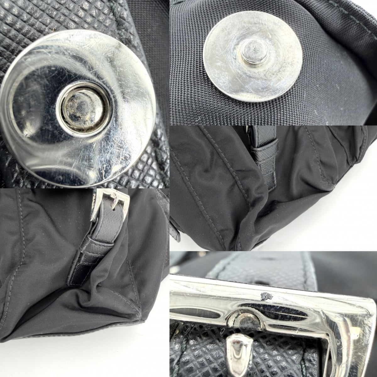Prada Black Nylon Backpack (Pre-Owned)