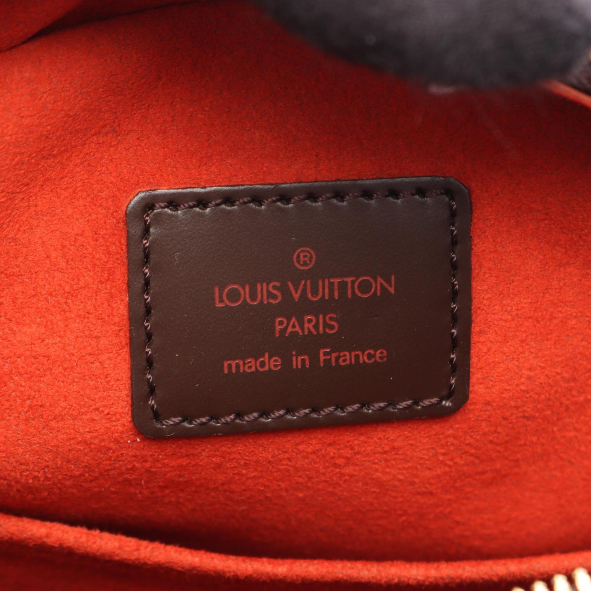 Louis Vuitton Brown Coated Canvas Pvc Leather Handbag (Pre-Owned)