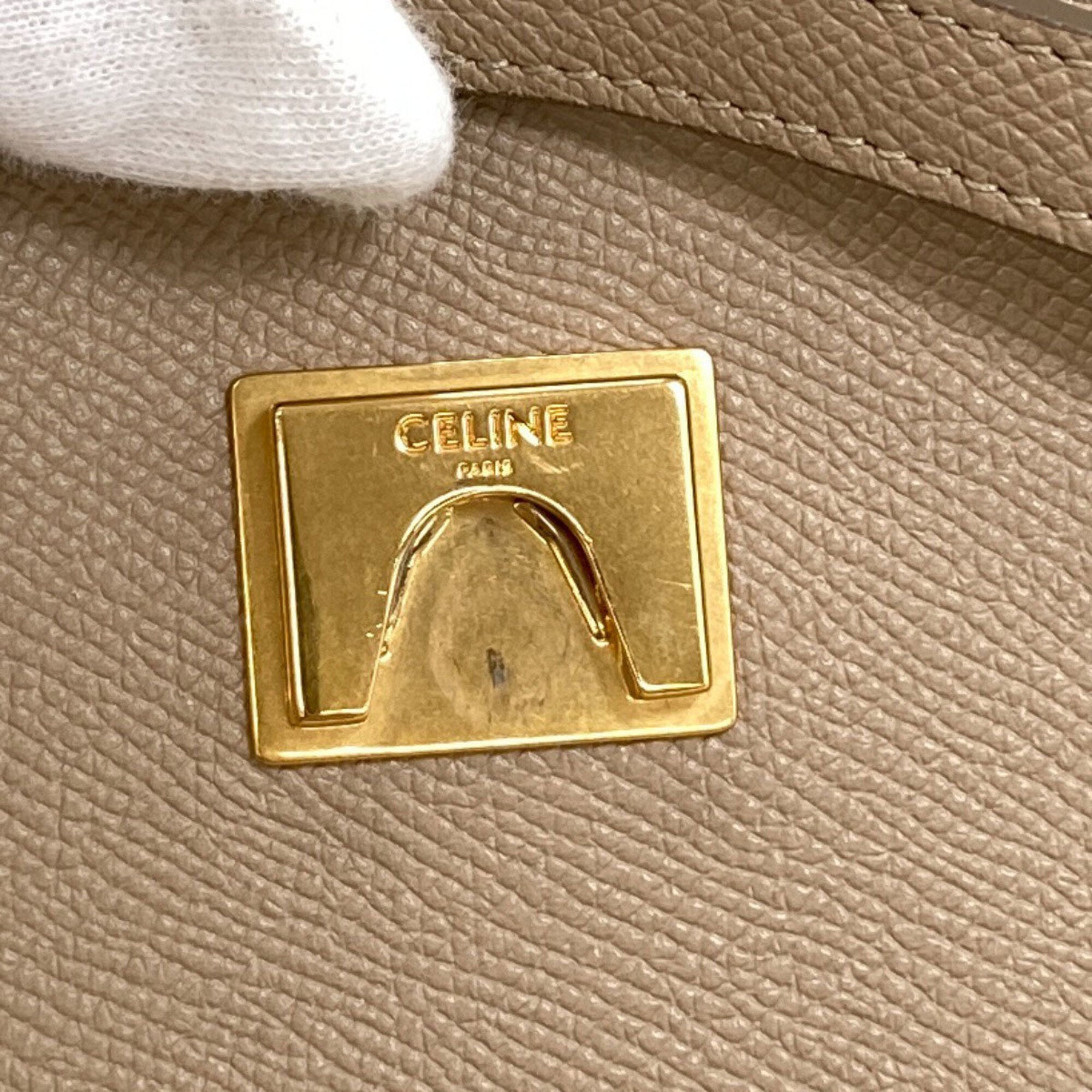 Celine Brown Leather Handbag (Pre-Owned)