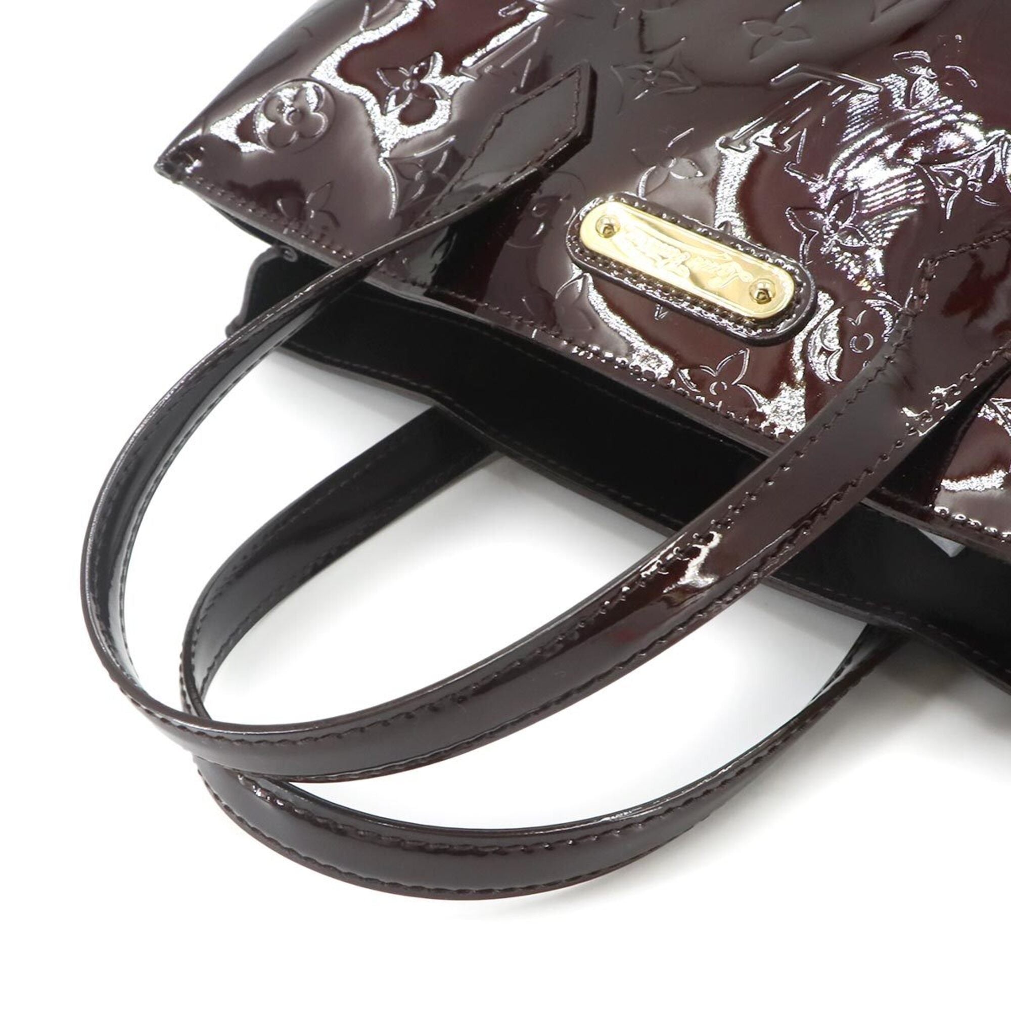 Louis Vuitton Amarante Monogram Vernis Handbag (Pre-Owned)
