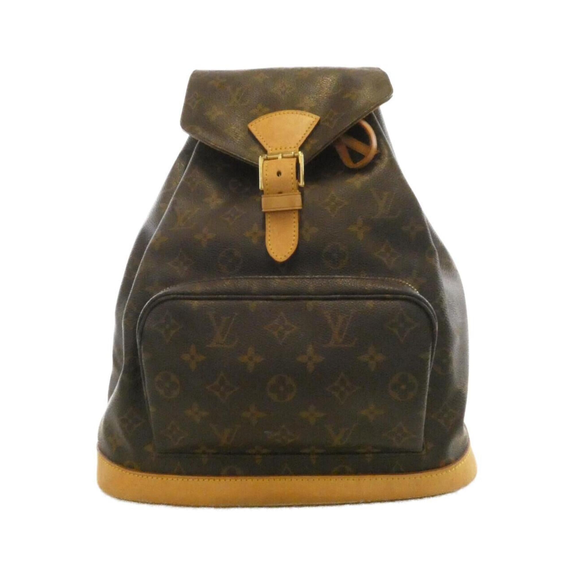 Louis Vuitton Marron Coated Canvas Backpack (Pre-Owned)