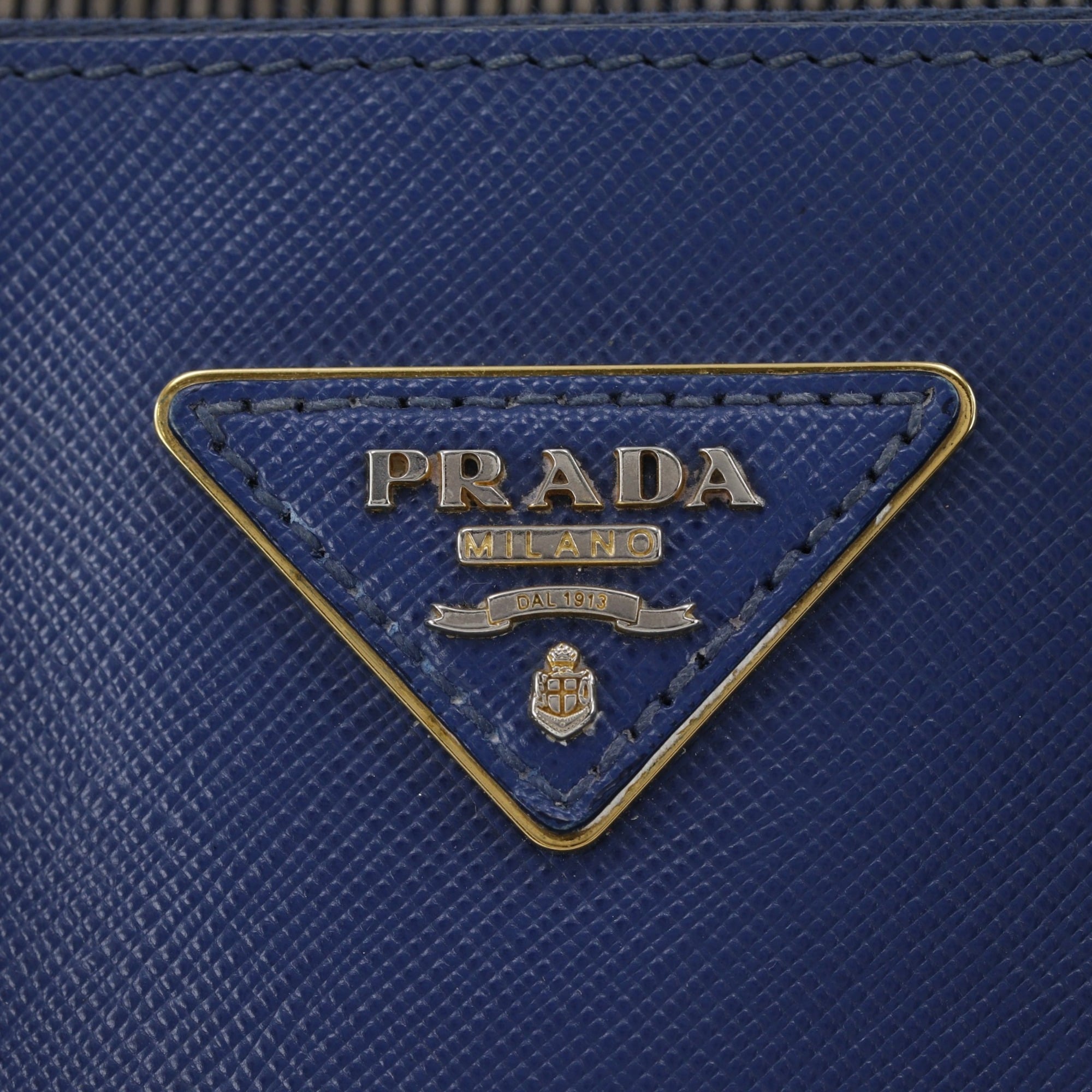Prada Blue Saffiano Tote Bag (Pre-Owned)