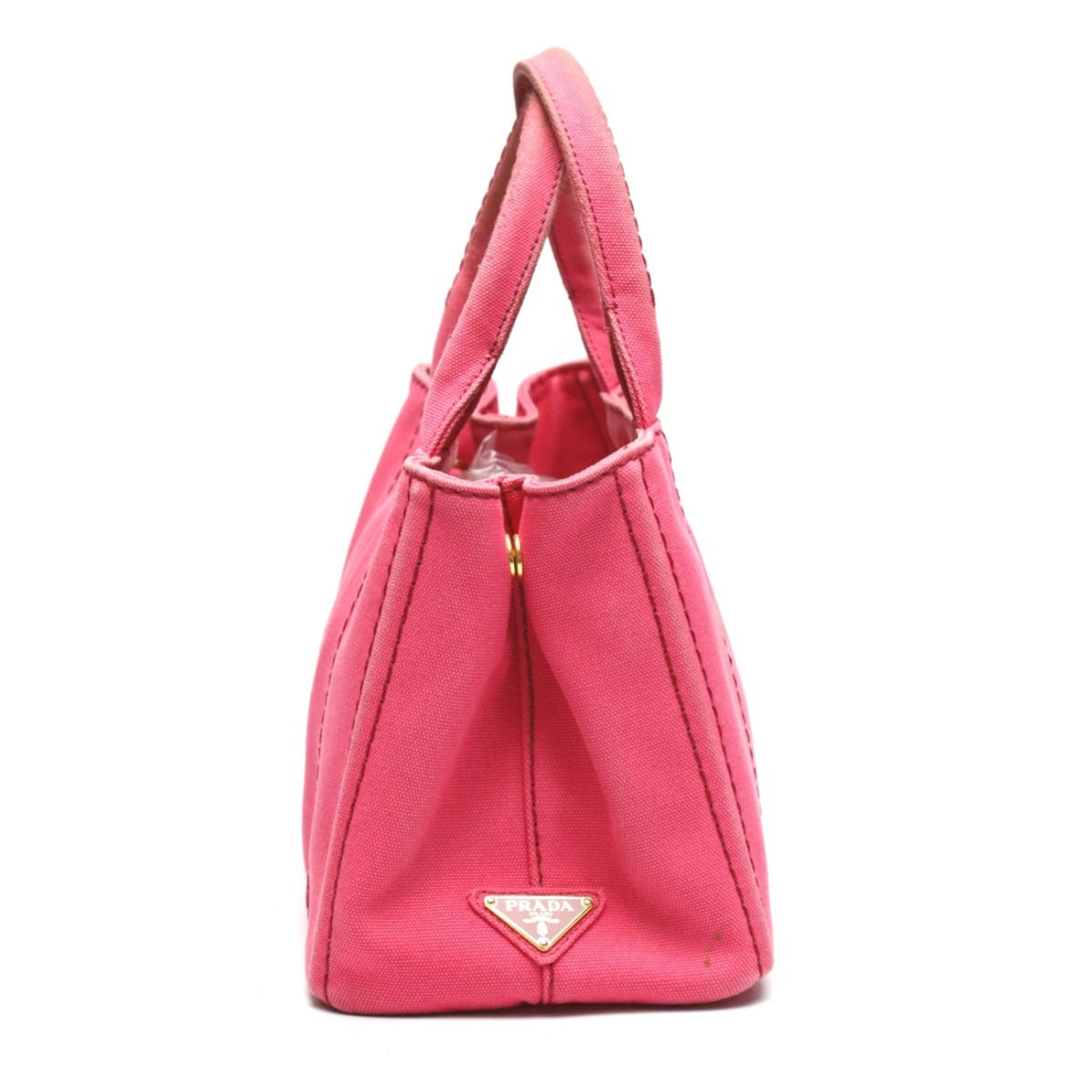 Prada Pink Canvas Tote Bag (Pre-Owned)