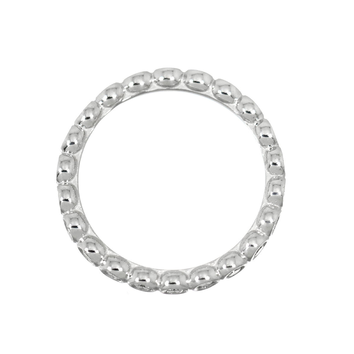 Bottega Veneta White Gold (18K) Band Ring (Pre-Owned)