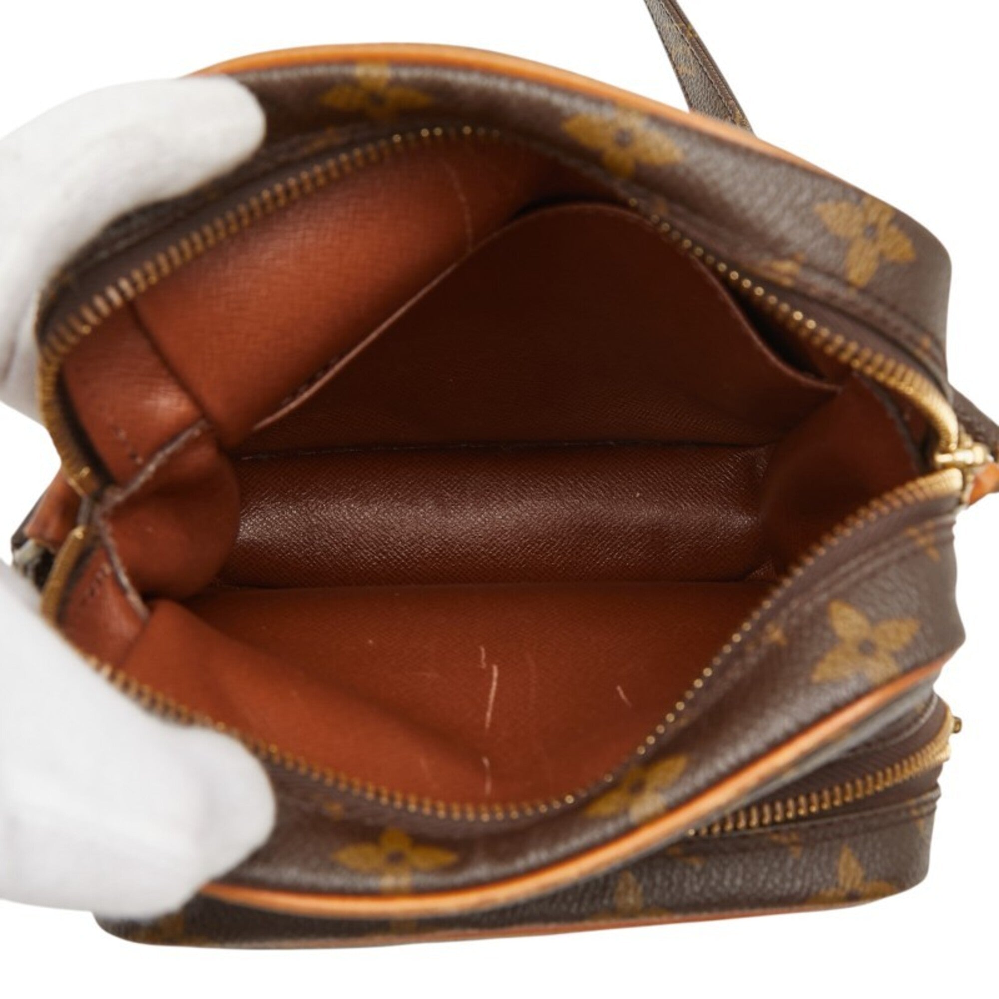 Louis Vuitton Brown Pvc Leather Shoulder Bag (Pre-Owned)