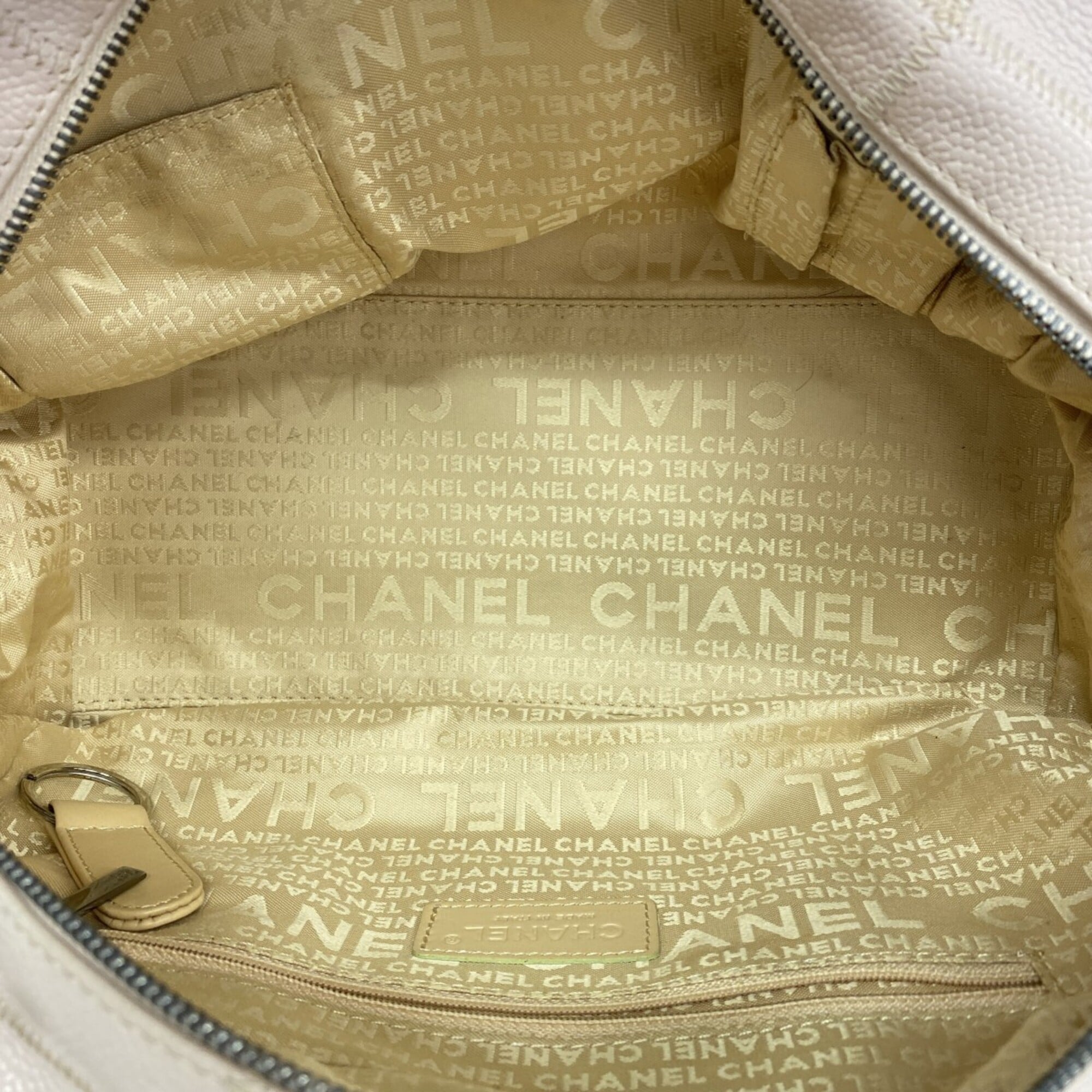 Chanel Baby Pink Grained Calfskin Handbag (Pre-Owned)