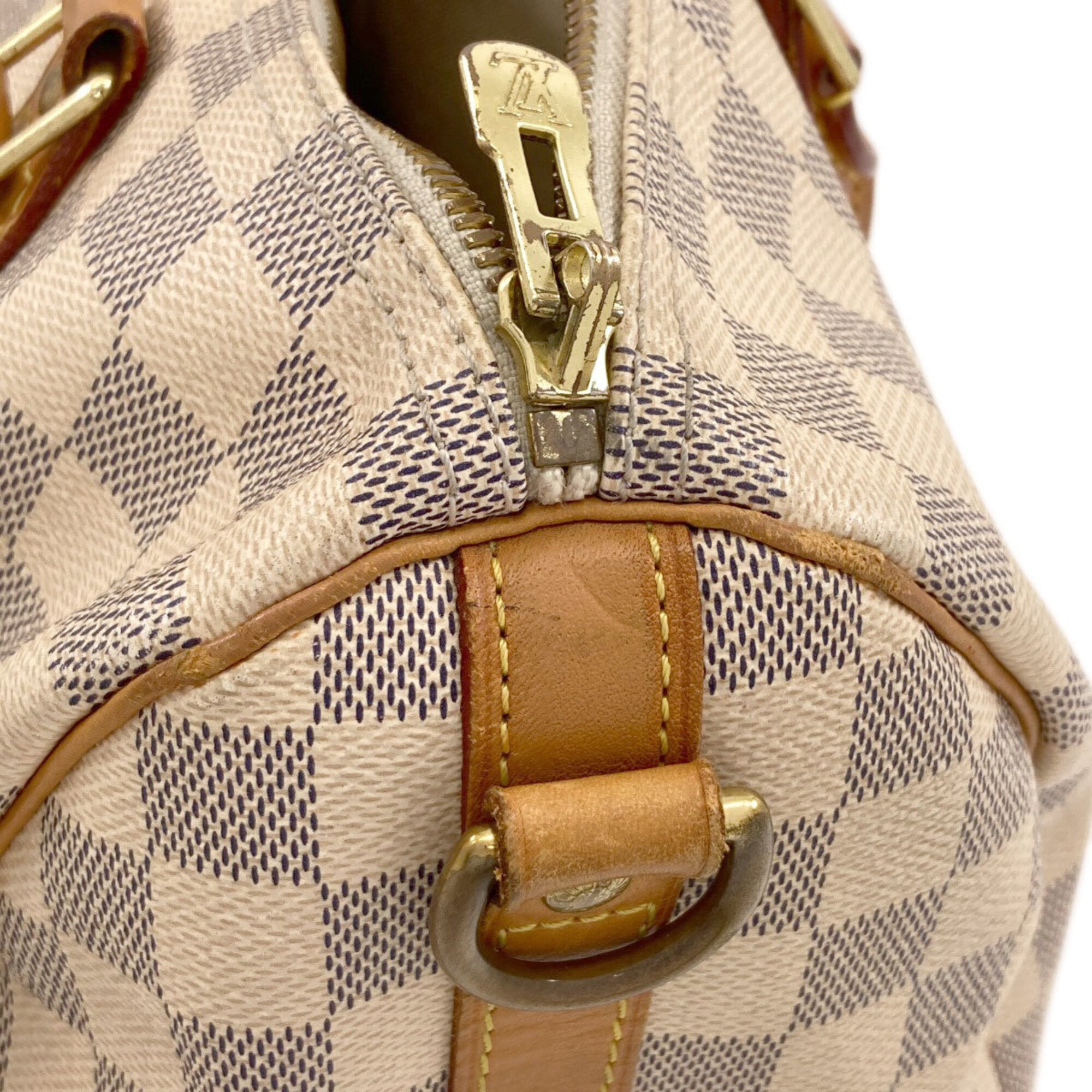 Louis Vuitton Azur Damier Canvas Damier Canvas Handbag (Pre-Owned)