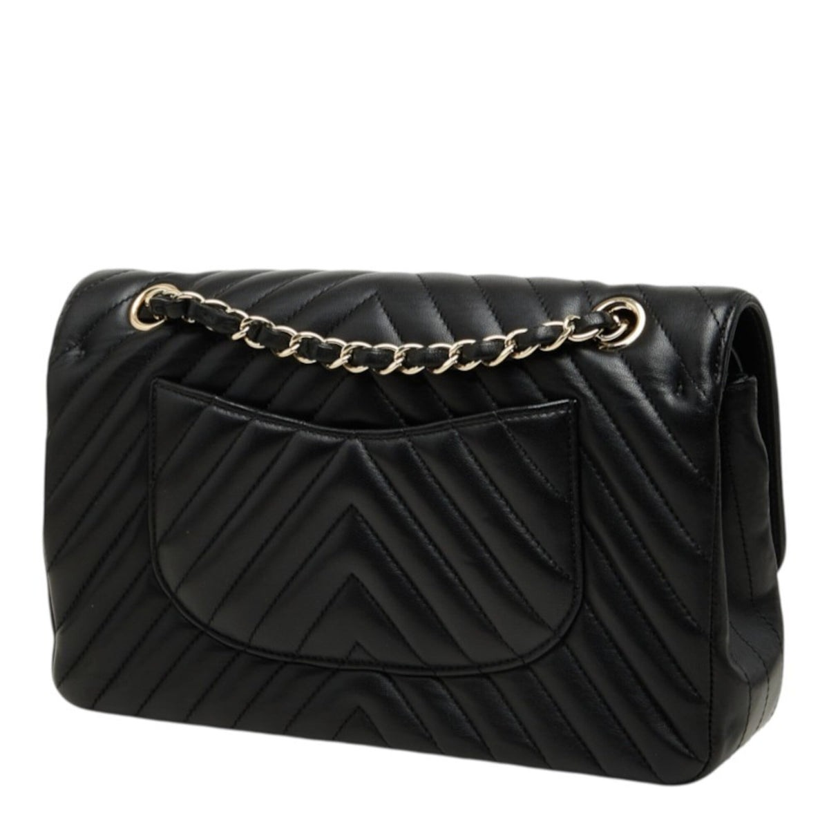 Chanel Black Leather Shoulder Bag (Pre-Owned)