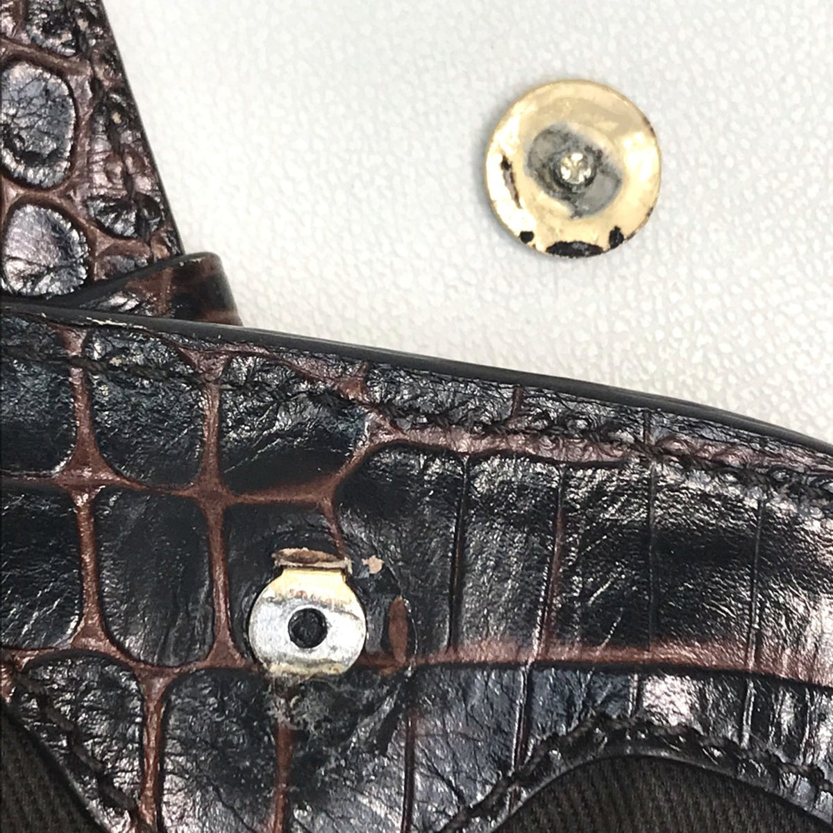 Celine Brown Leather Shoulder Bag (Pre-Owned)
