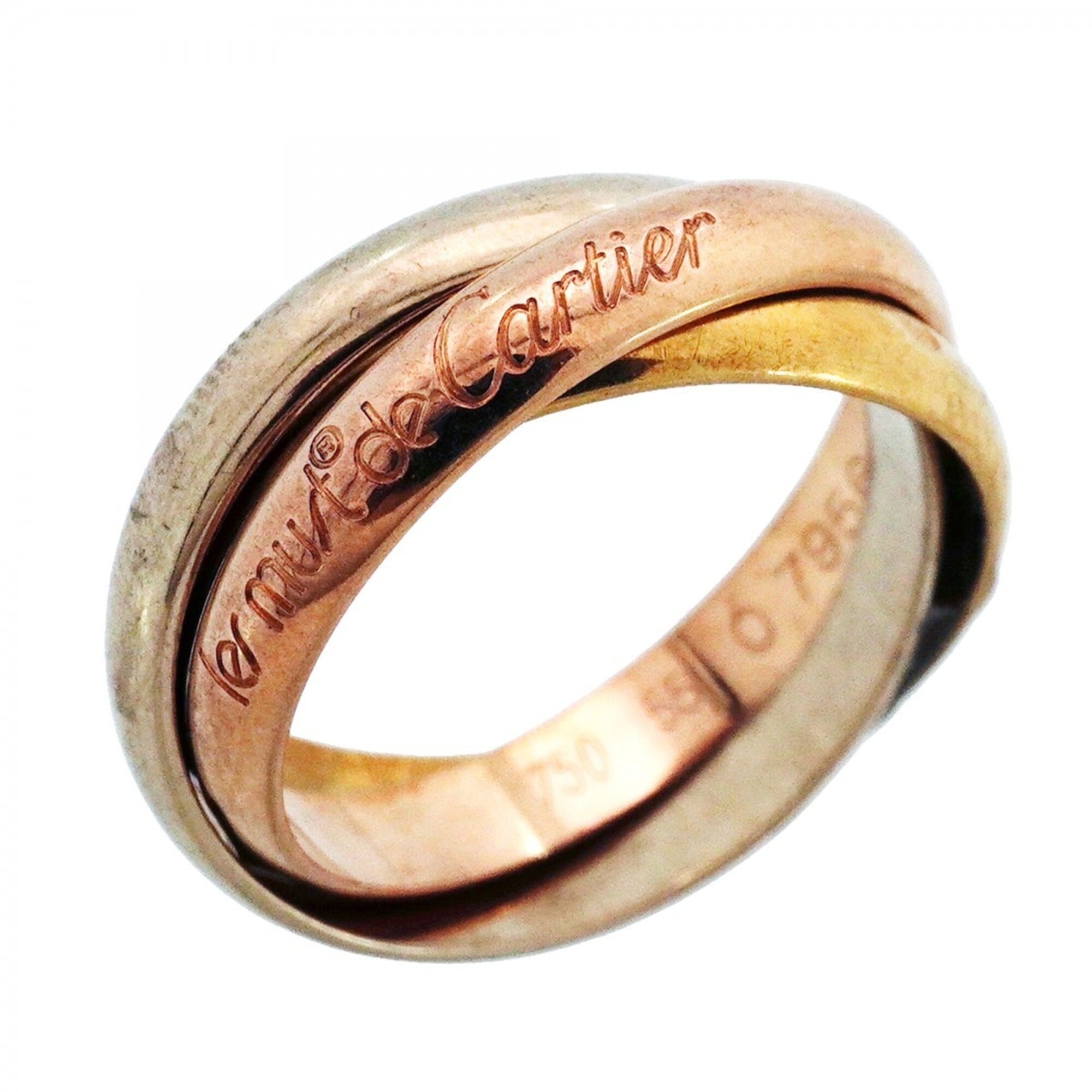 Cartier Yellow Gold (18K) Pink Gold (18K) White Gold (18K) Band Ring (Pre-Owned)