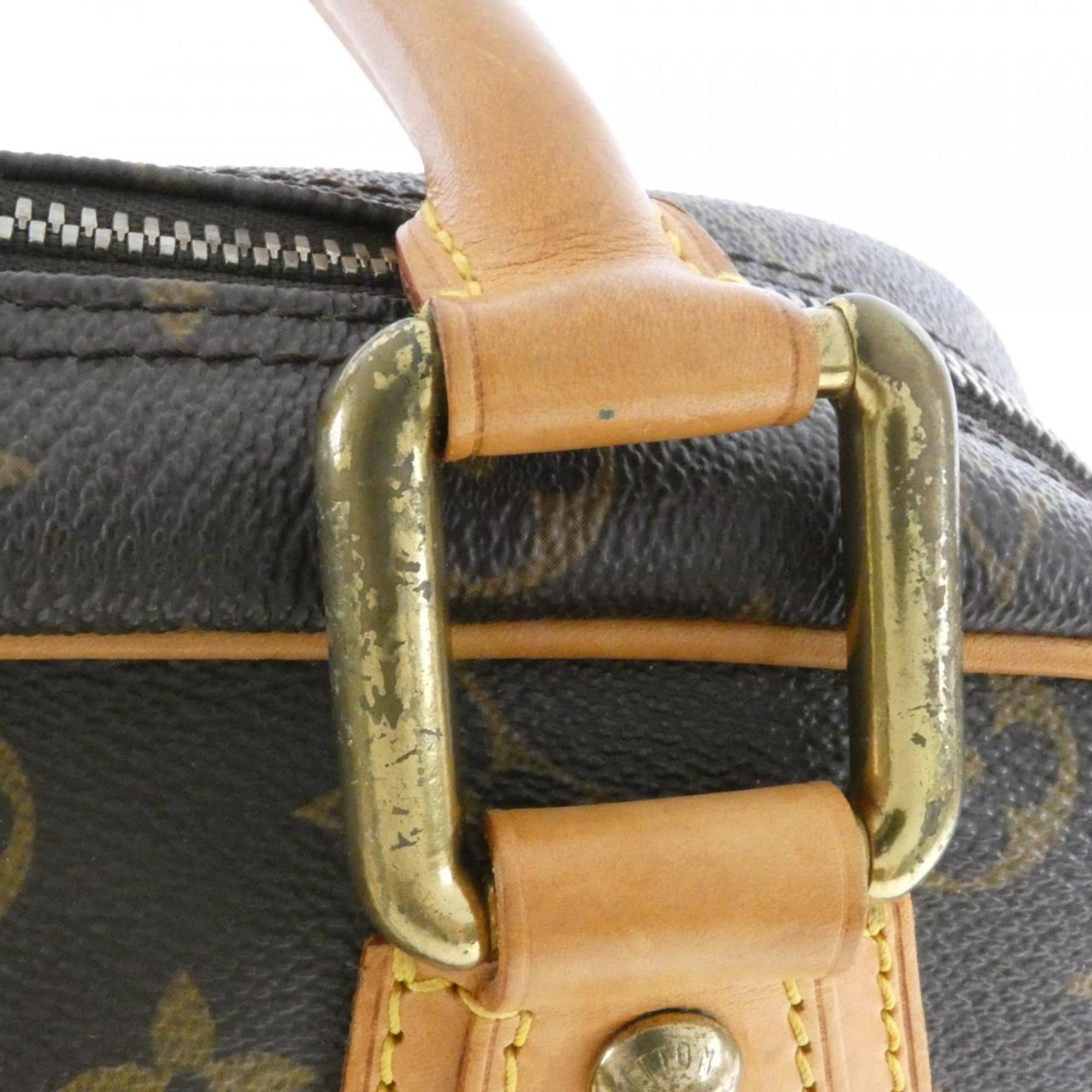 Louis Vuitton Monogram Marron Coated Canvas Handbag (Pre-Owned)