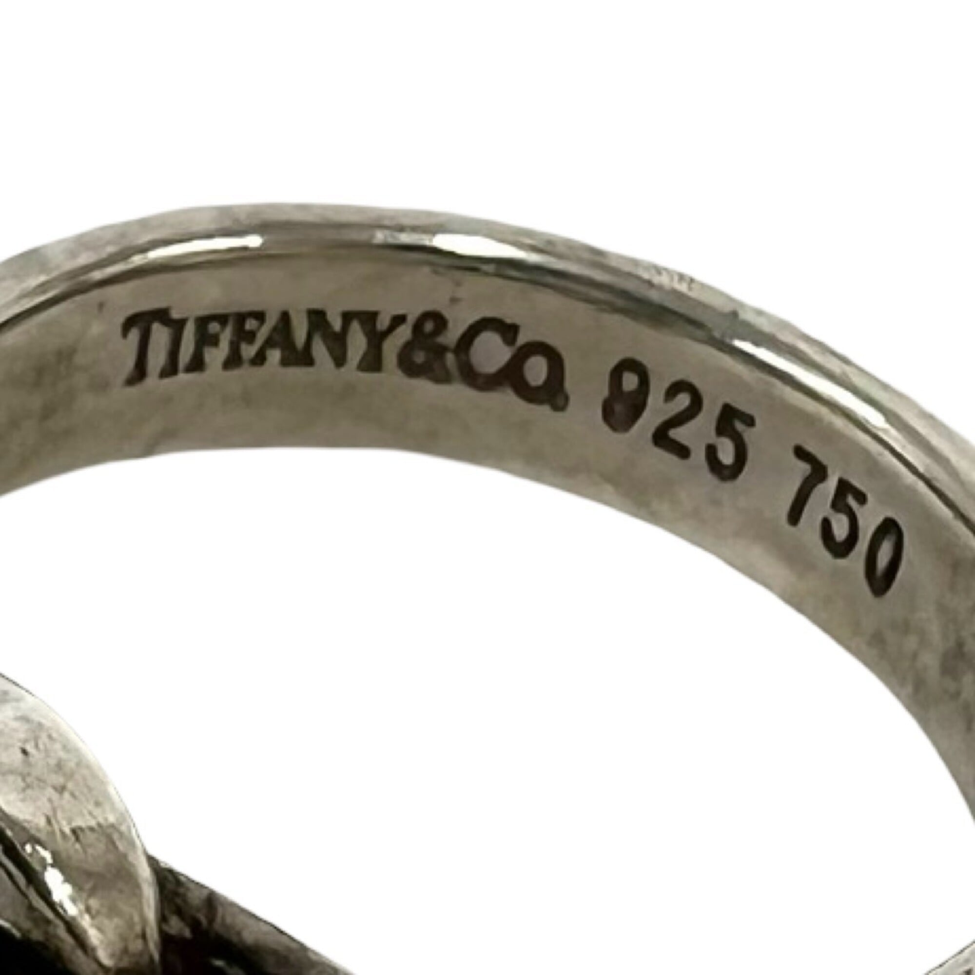 Tiffany Gold Silver Yellow Gold (18K) Silver 925 Band Ring (Pre-Owned)
