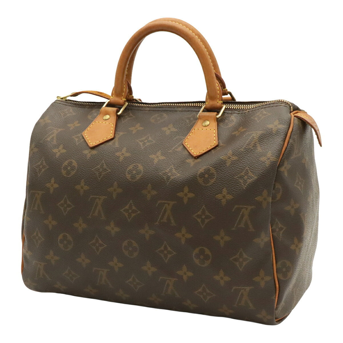 Louis Vuitton Brown Monogram Canvas Boston Bag Handbag (Pre-Owned)