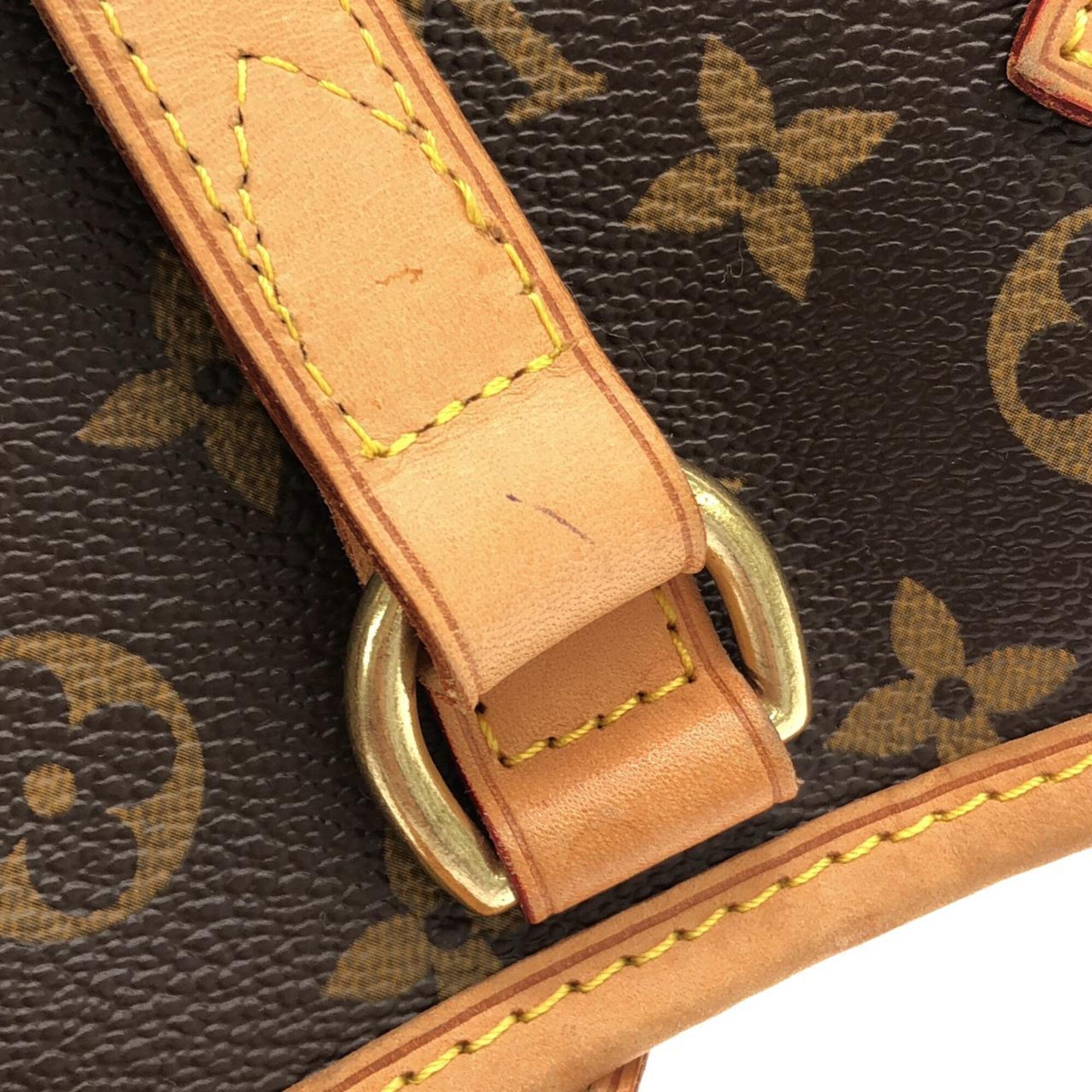 Louis Vuitton Marron Coated Canvas Handbag (Pre-Owned)