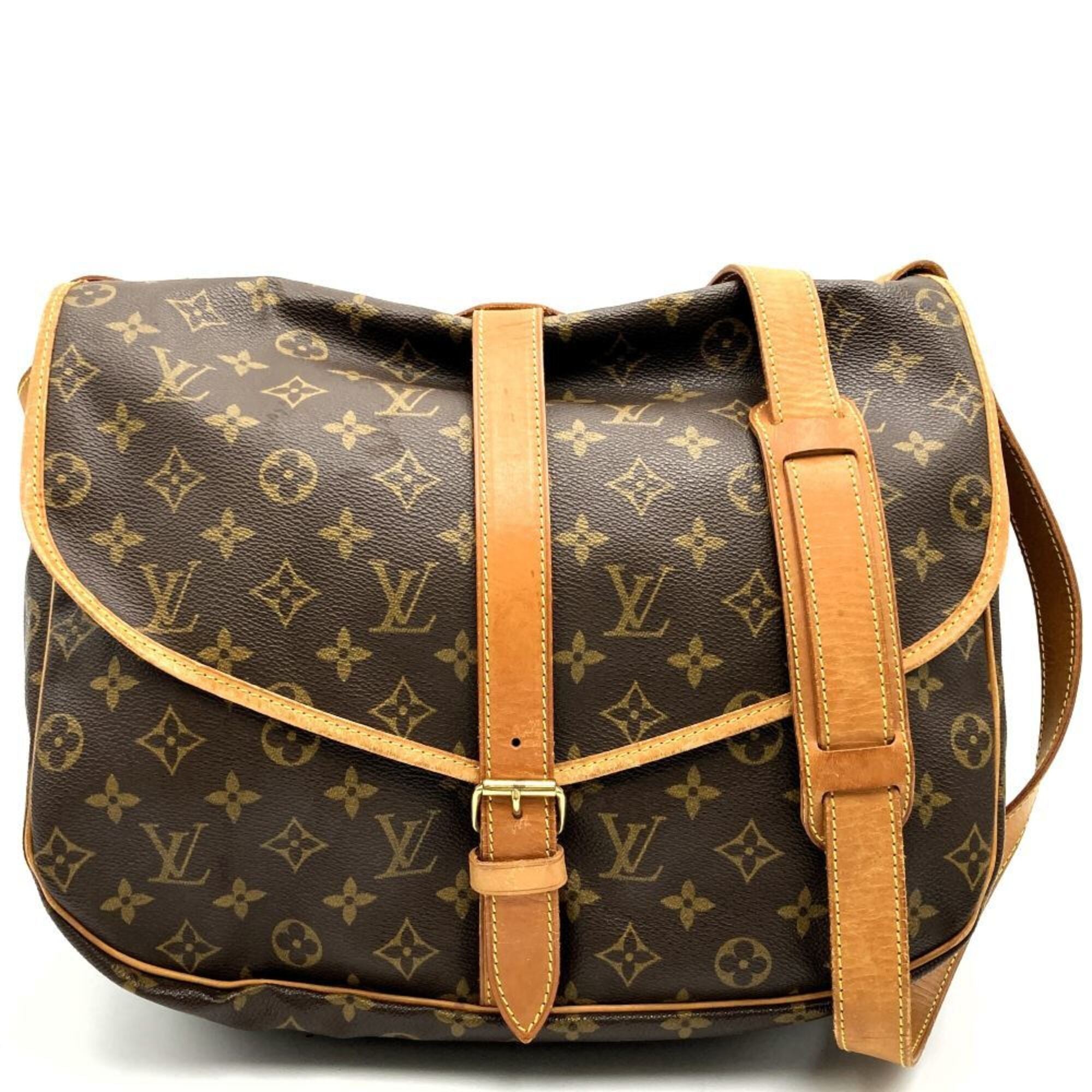 Louis Vuitton Brown Monogram Monogram Shoulder Bag (Pre-Owned)