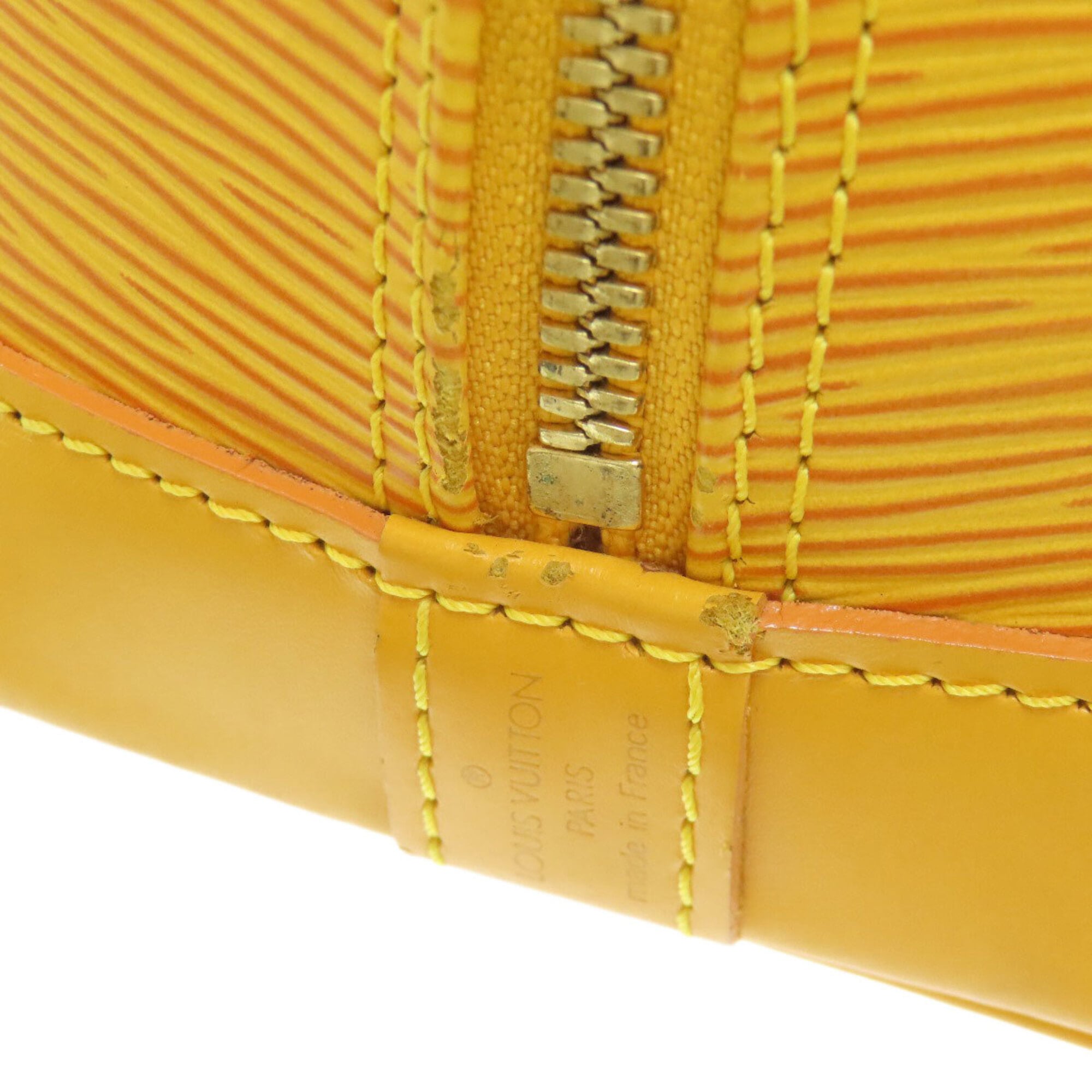 Louis Vuitton Yellow Epi Leather Handbag (Pre-Owned)