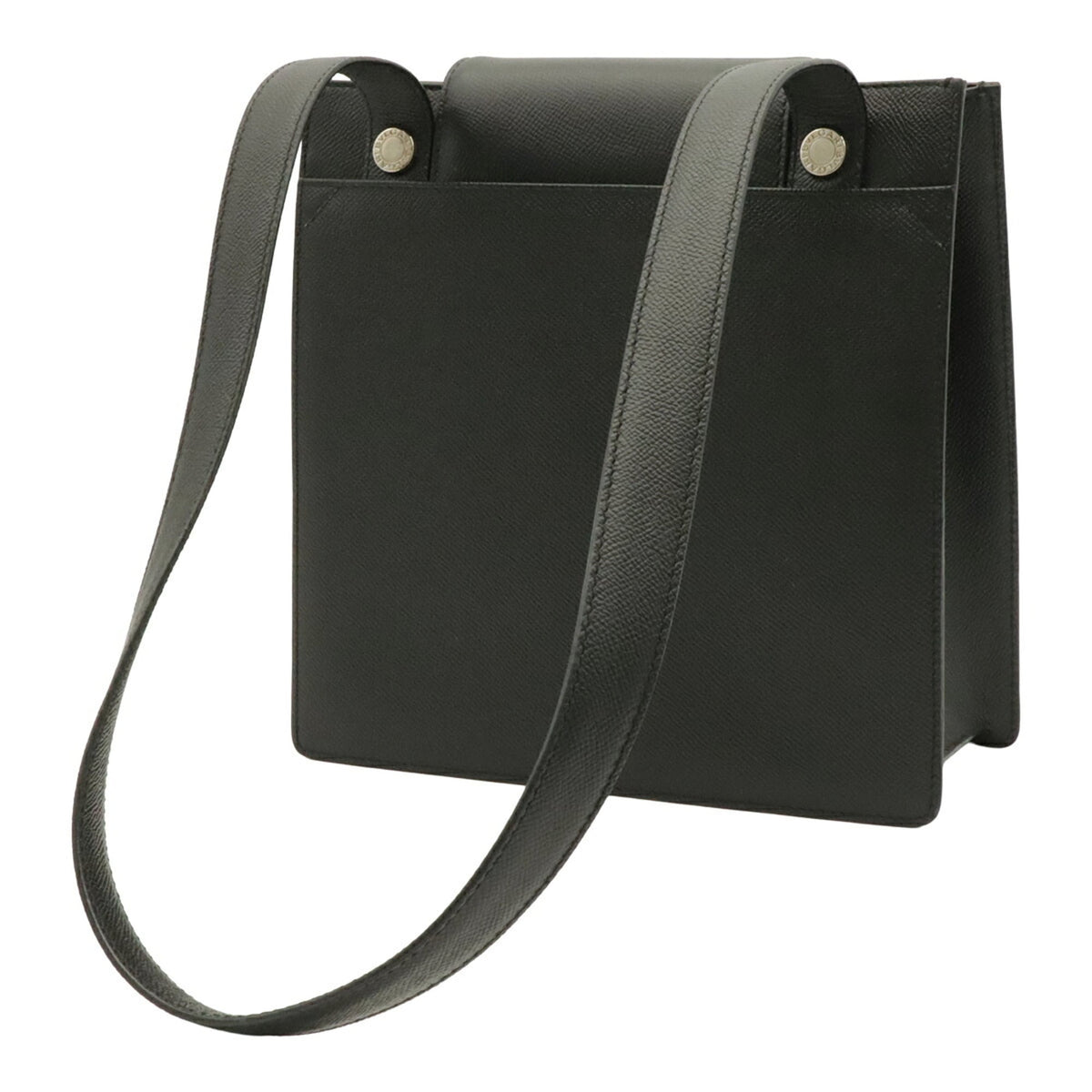 Bvlgari Black Leather Shoulder Bag (Pre-Owned)