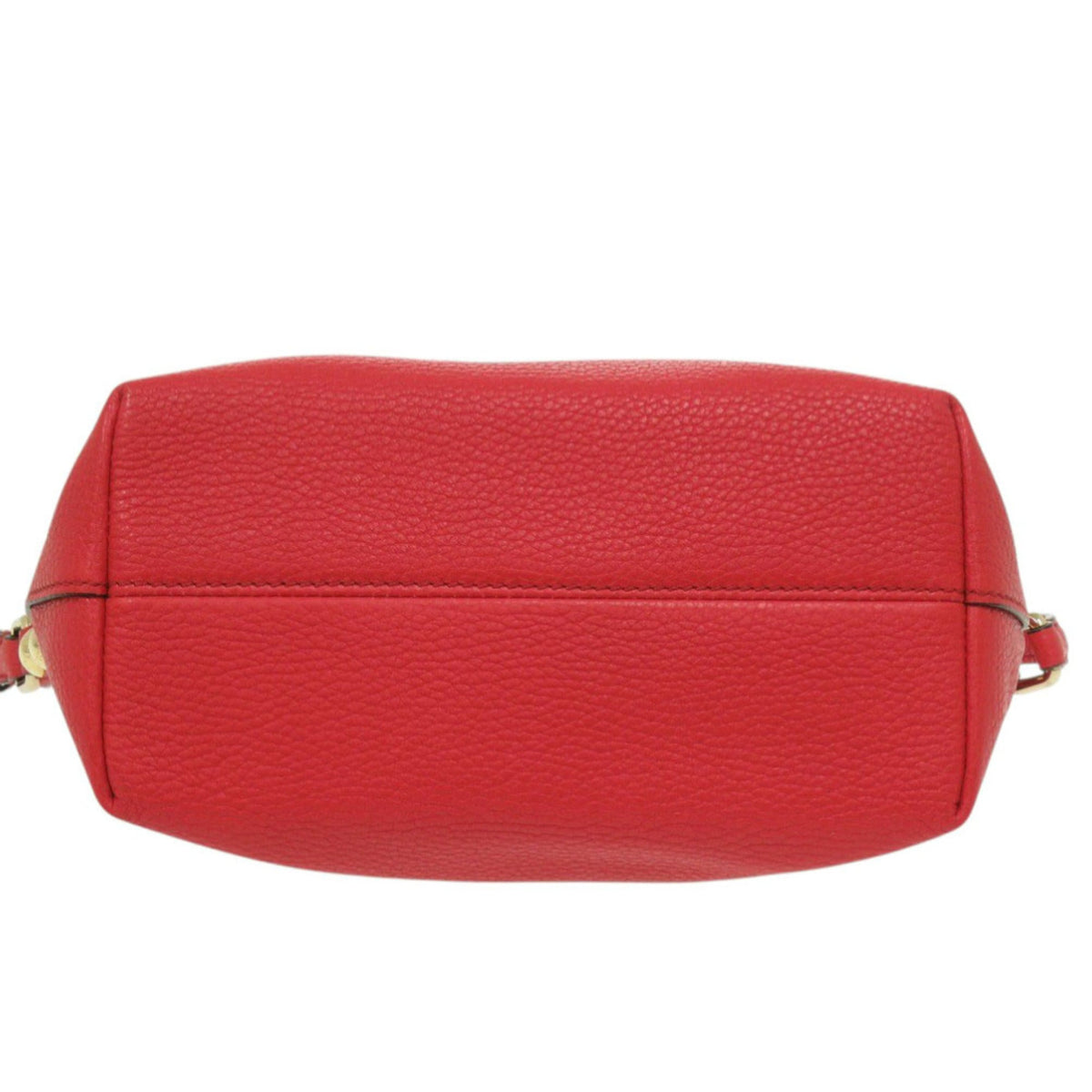 Dolce & Gabbana Red Color Leather Shoulder Bag (Pre-Owned)