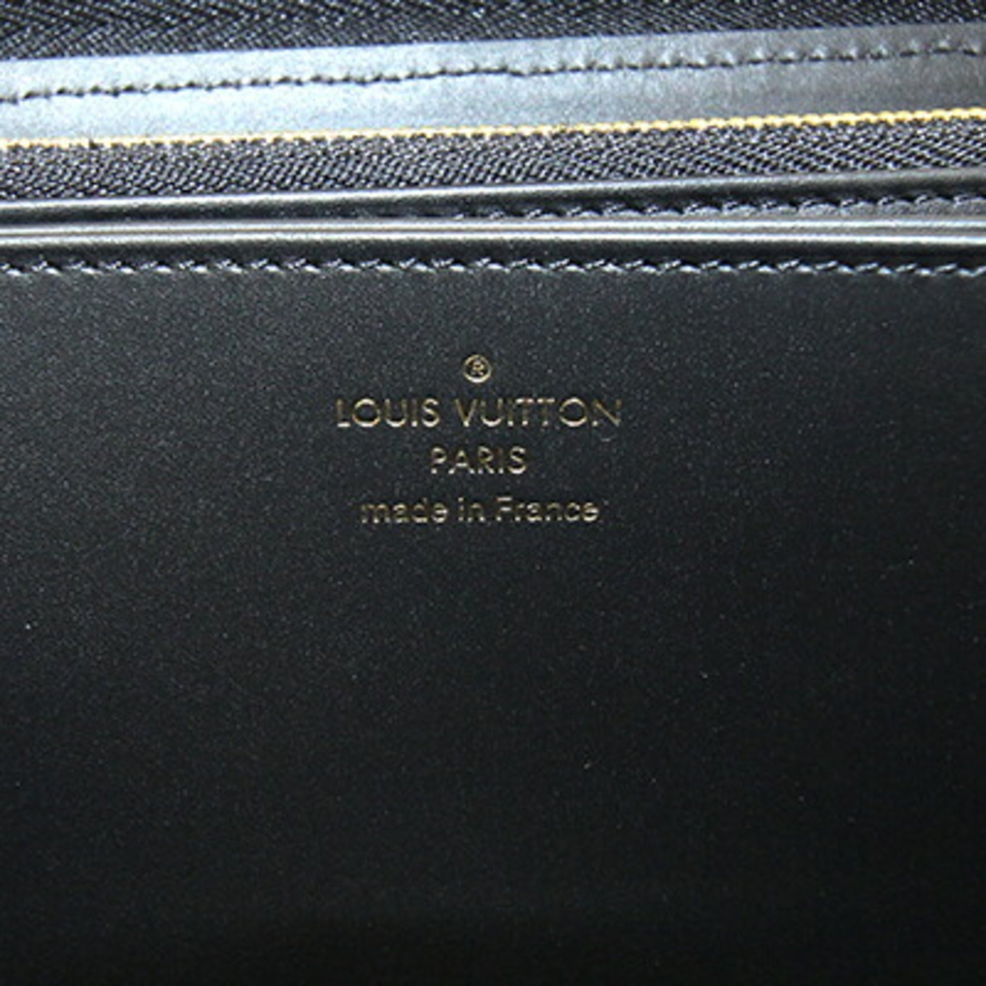 Louis Vuitton Gris Jacquard Chain/Shoulder Wallet (Pre-Owned)