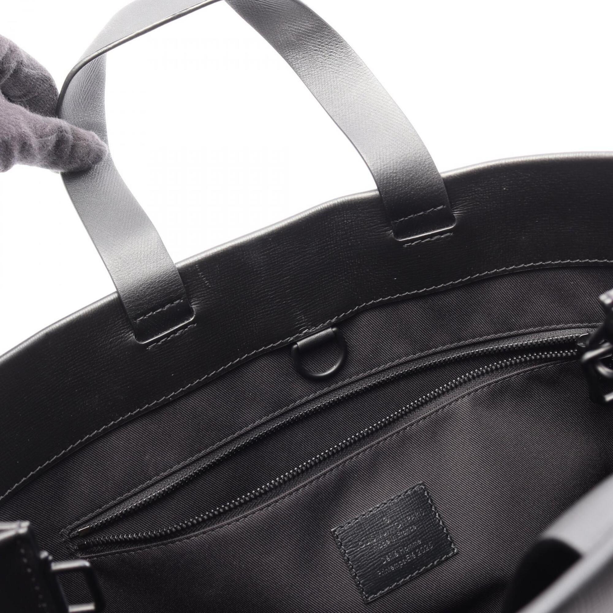 Louis Vuitton Black Cuir Ombre Leather Handbag Tote Bag (Pre-Owned)