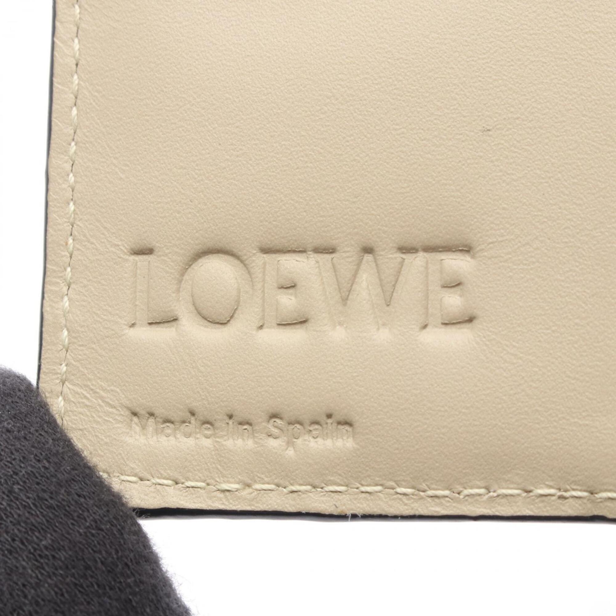 Loewe Beige Leather Wallet (Bi-Fold) (Pre-Owned)