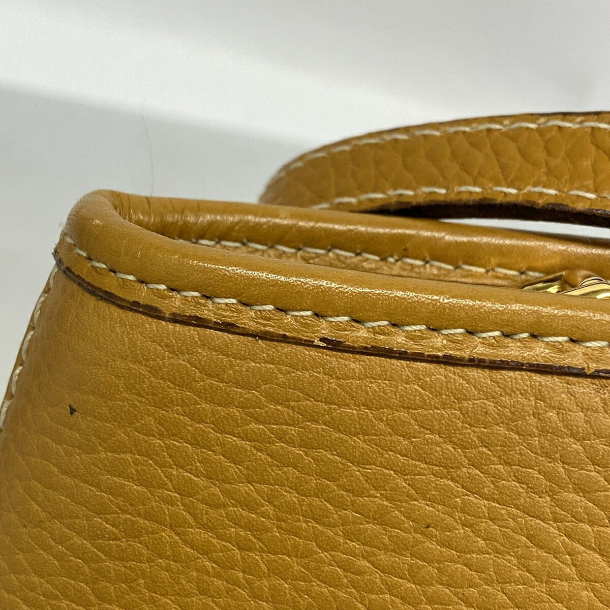 Fendi Light Brown Leather Tote Bag (Pre-Owned)