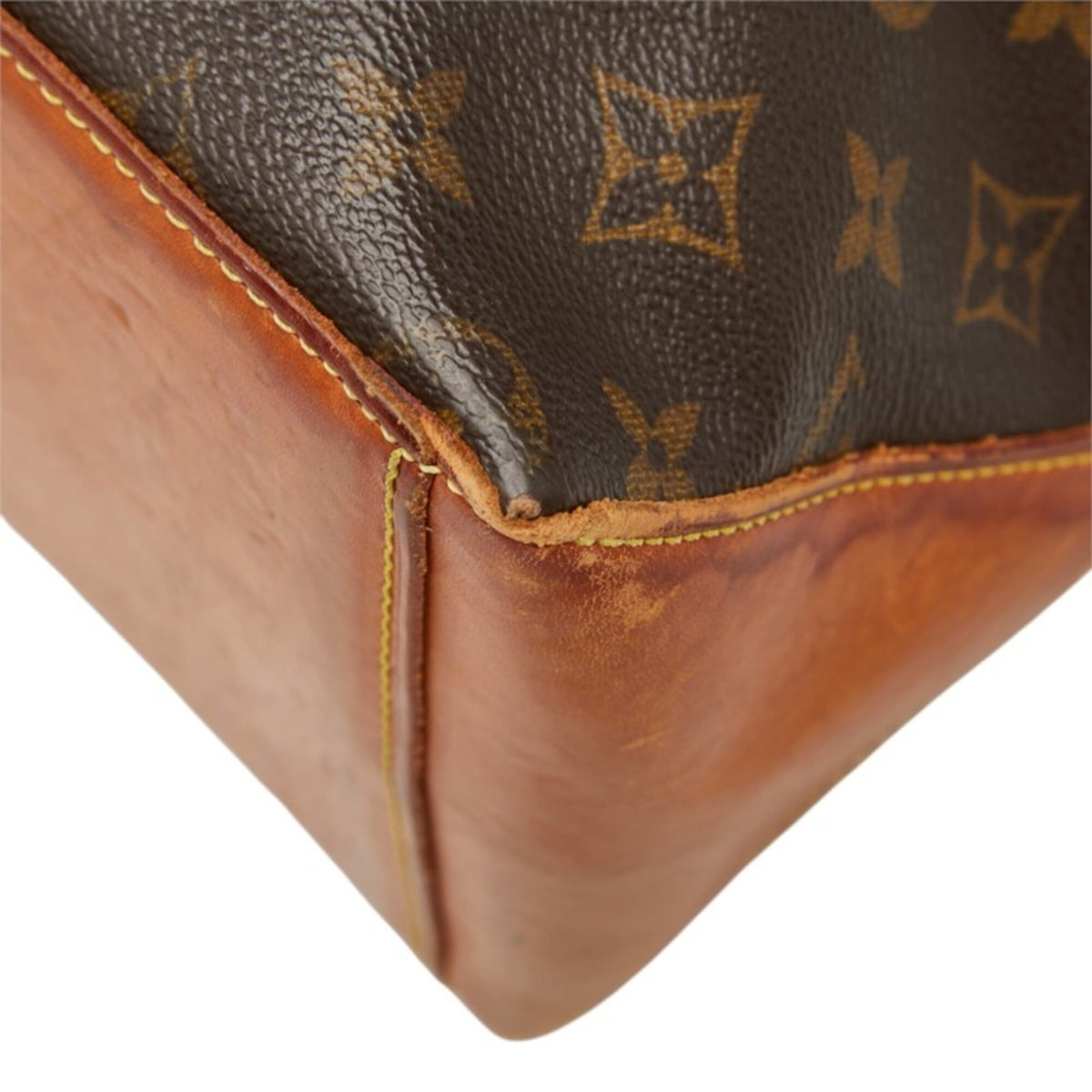 Louis Vuitton Monogram Brown Pvc Leather Shoulder Bag Tote Bag (Pre-Owned)