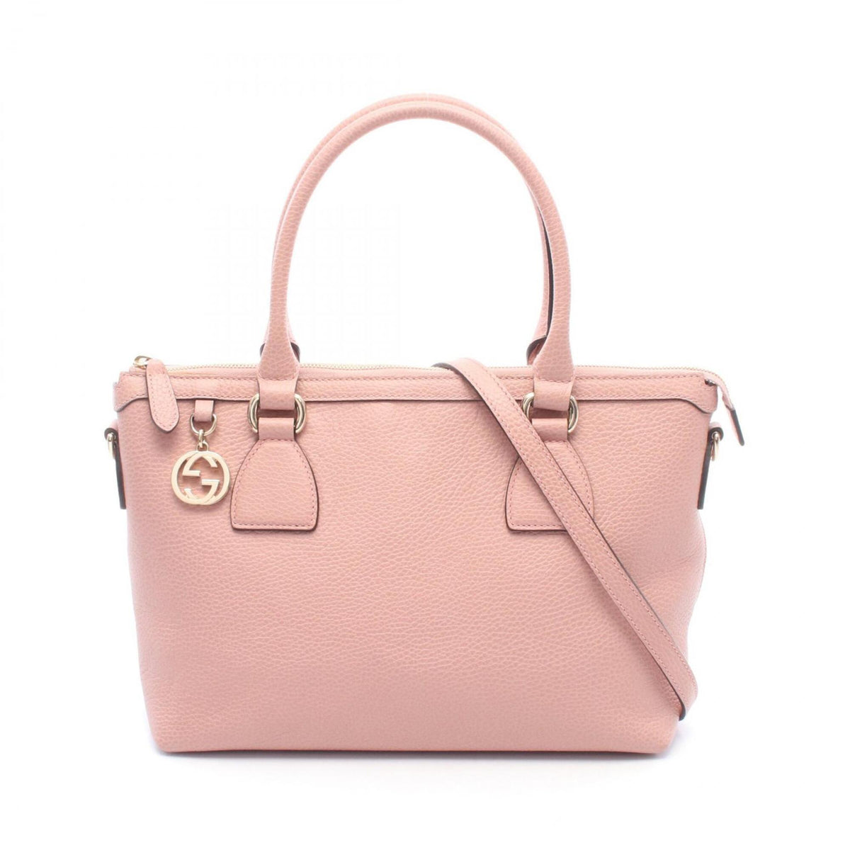 Gucci Pink Leather Handbag (Pre-Owned)