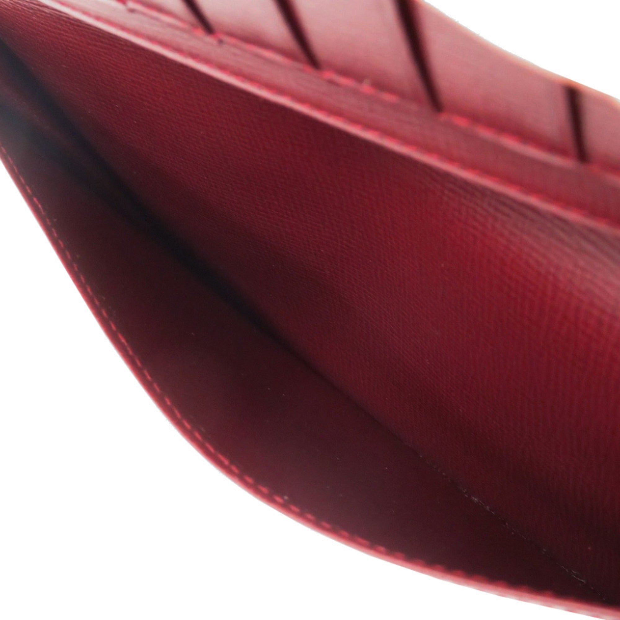 Cartier Bordeaux Leather Long Wallet (Bi-Fold) (Pre-Owned)