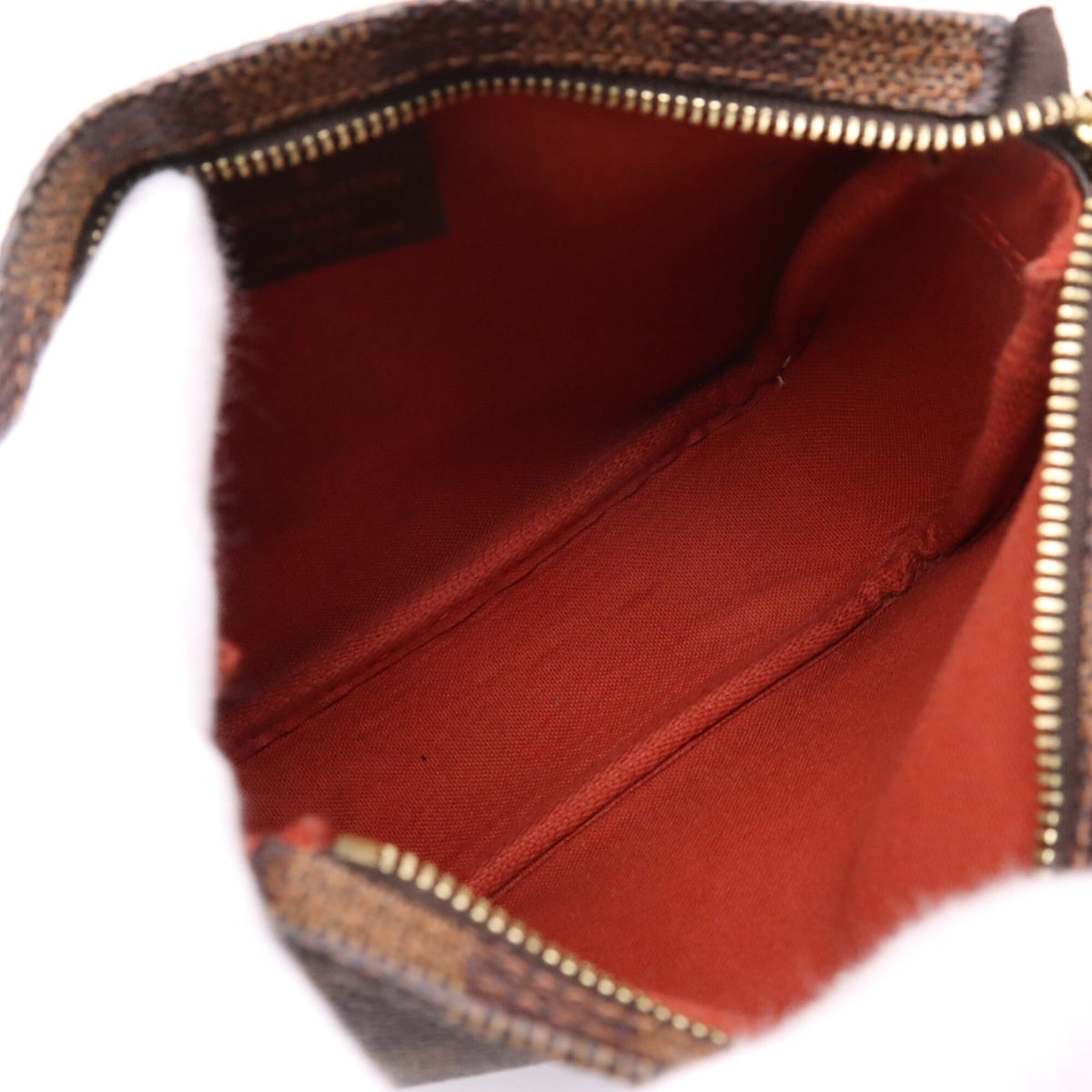 Louis Vuitton Beige Brown Coated Canvas Leather Handbag (Pre-Owned)