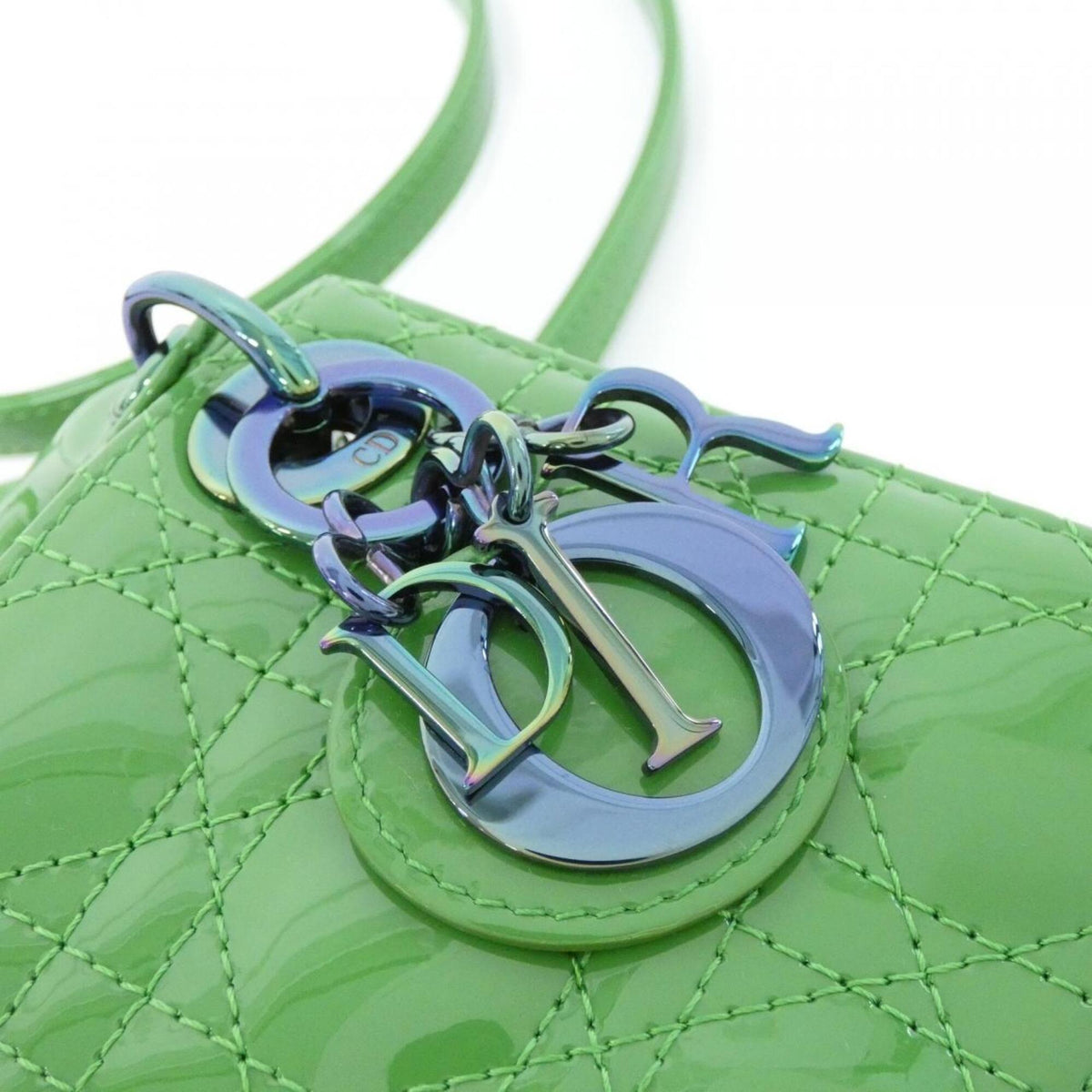 Christian Dior Blue Green Handbag (Pre-Owned)