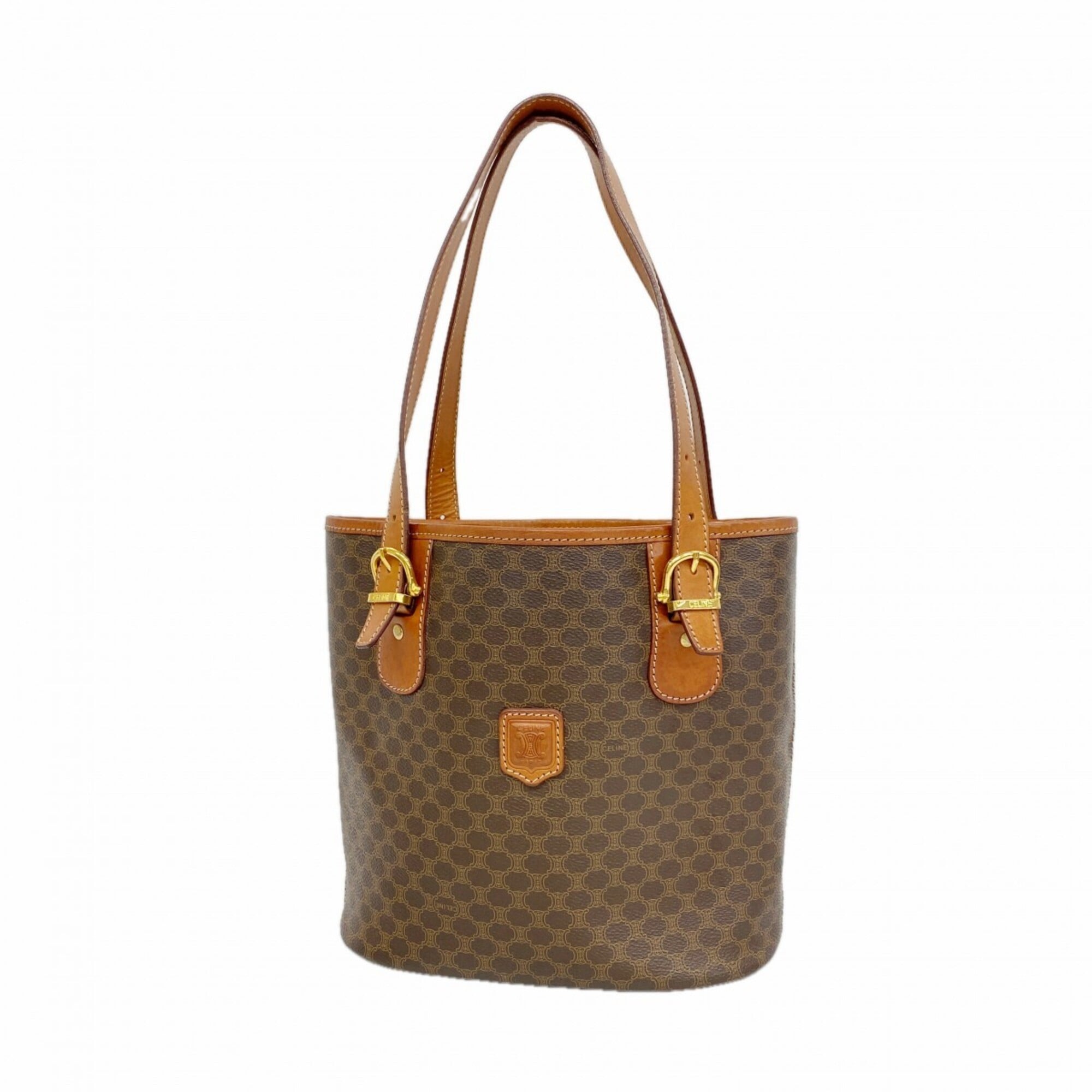 Celine Brown Pvc Tote Bag (Pre-Owned)