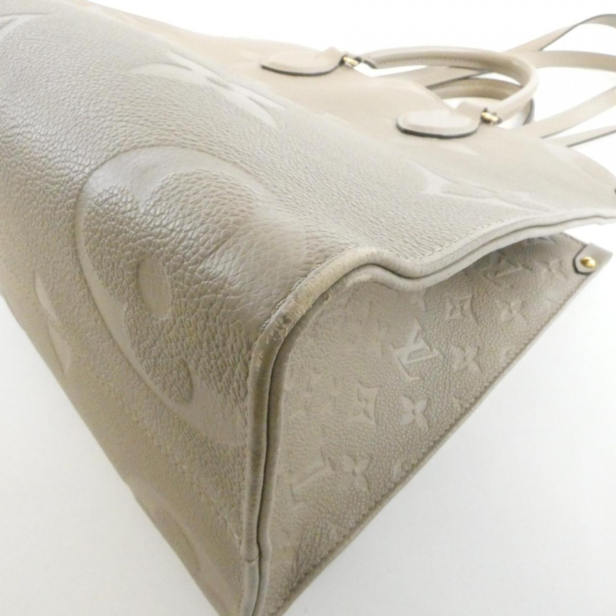 Louis Vuitton Tourterelle Leather Handbag (Pre-Owned)