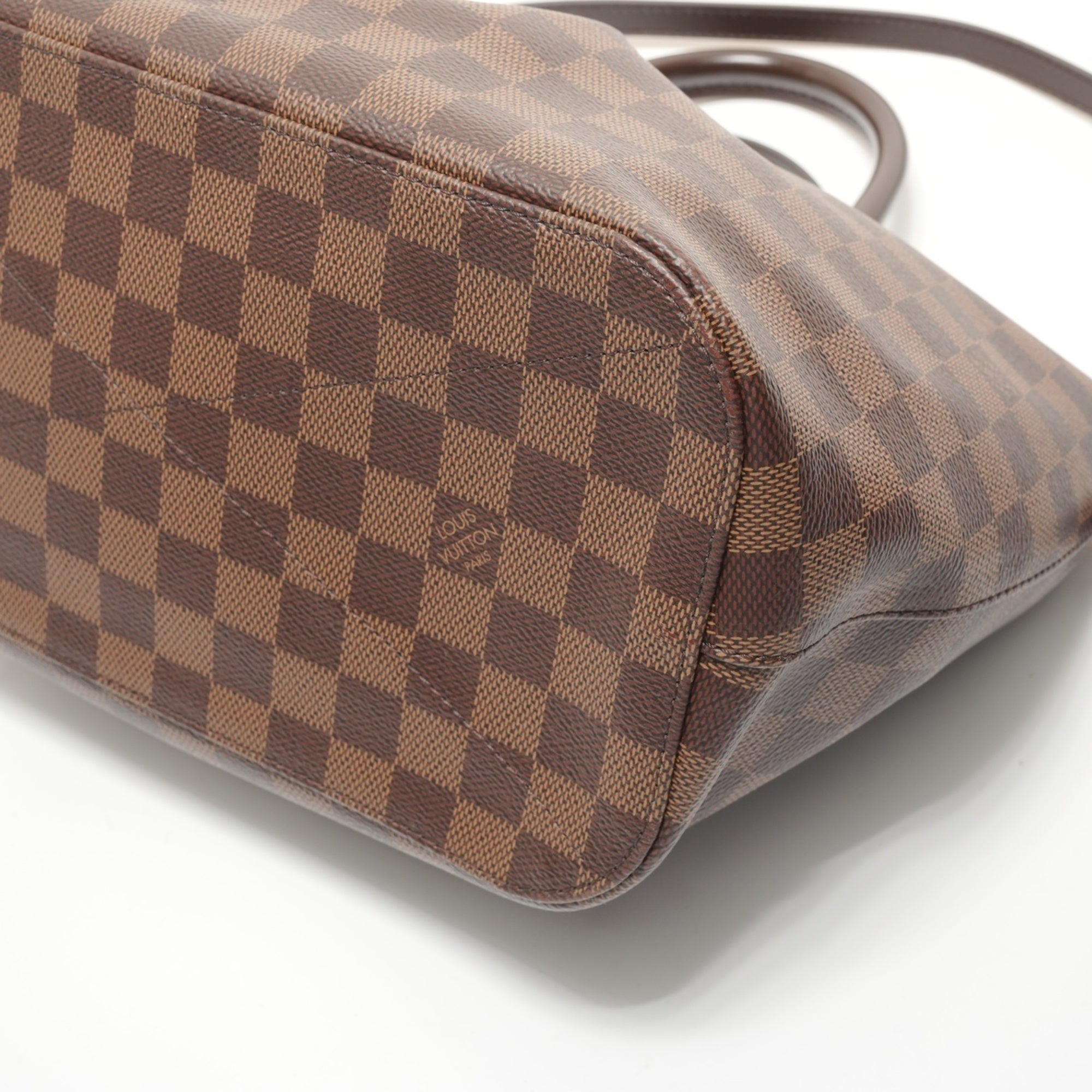 Louis Vuitton Brown Damier Canvas Ebene Handbag (Pre-Owned)